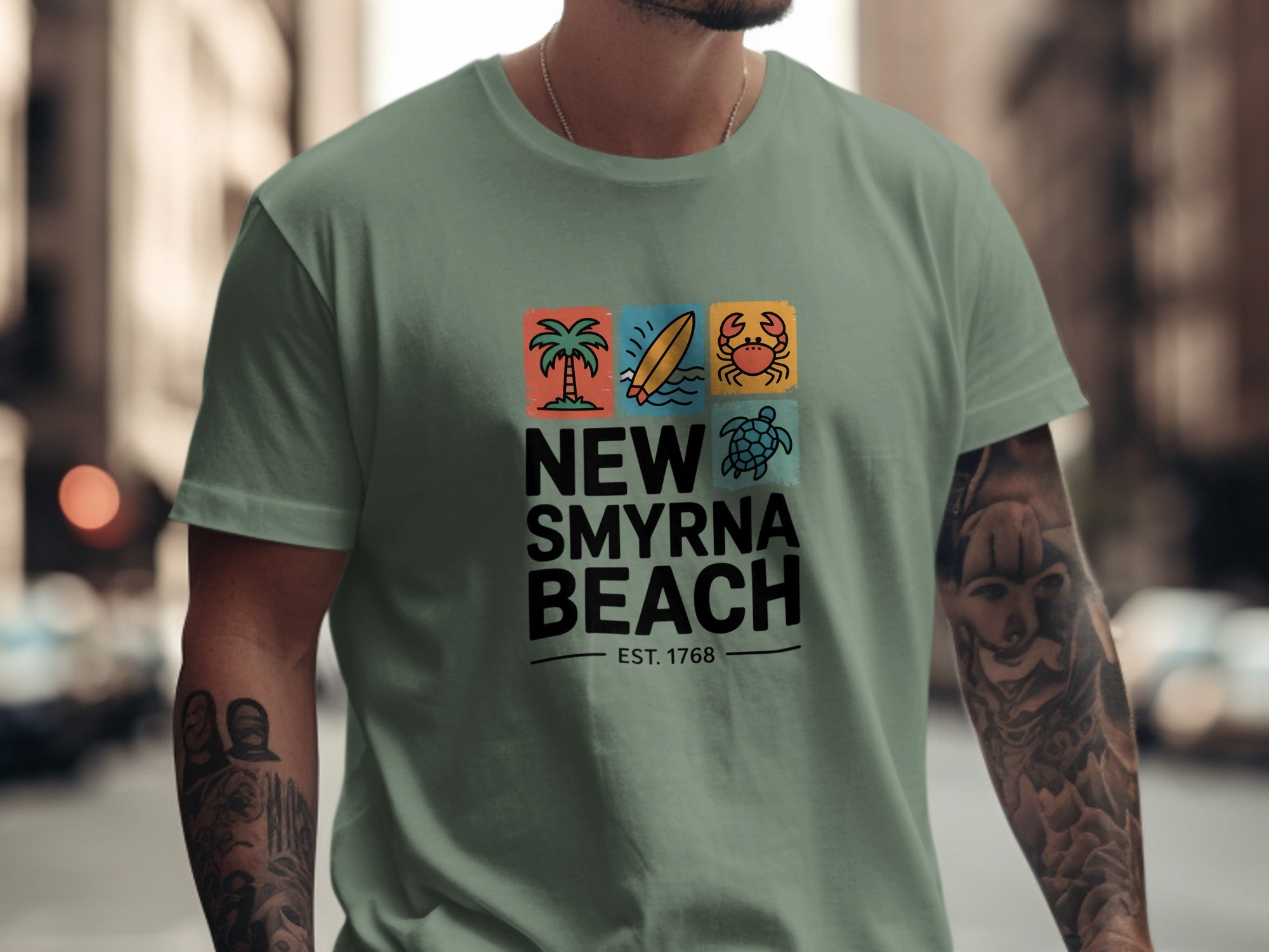 New Smyrna Beach EST. 1768 Graphic T-Shirt product type
