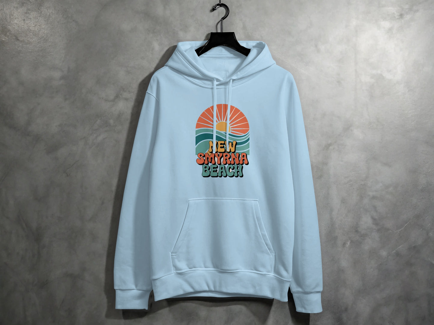 Retro Design New Smyrna Beach Hoodie product