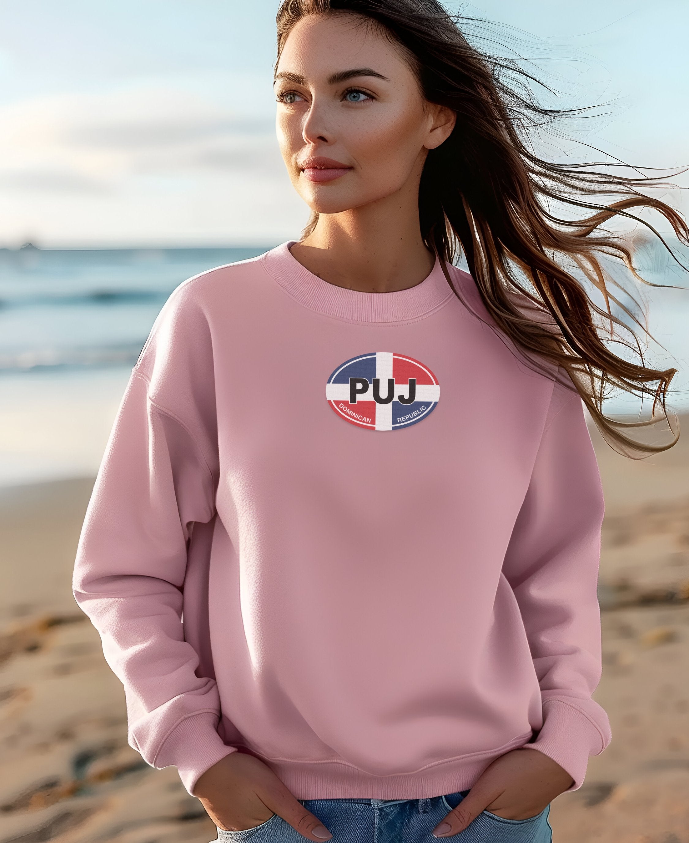 PUJ Pink Casual Wear Crewneck Sweatshirt product
