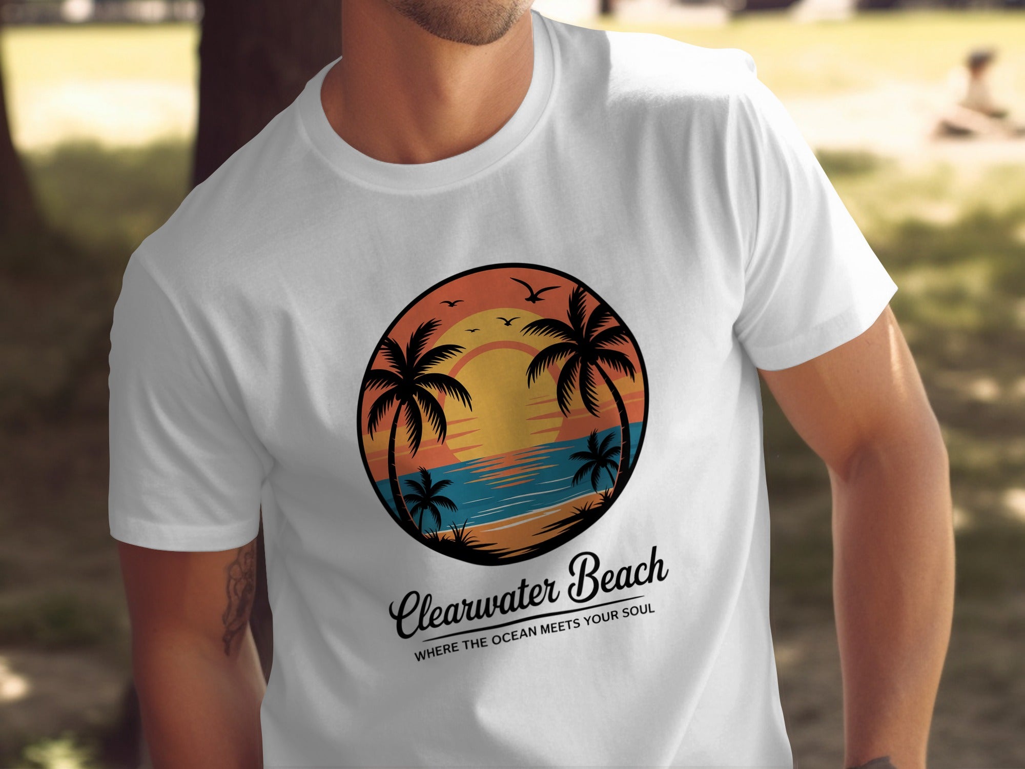 Clearwater Beach Sunset Graphic Tee product type