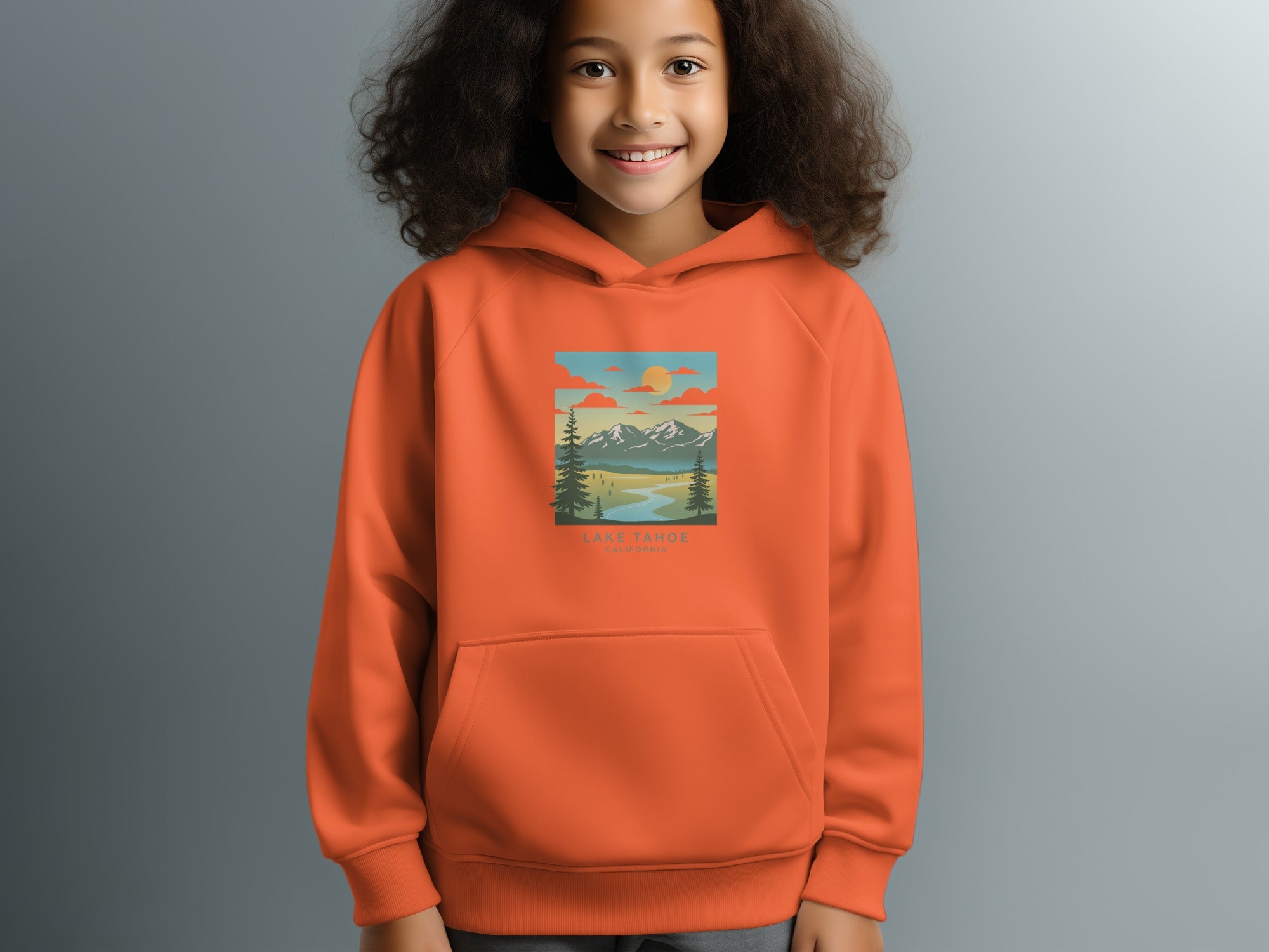 Lake Tahoe Scenic Hoodie For Comfortable Casual Wear
