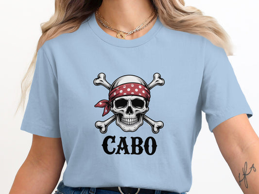 Cabo Skull Crossbones Graphic Tee product