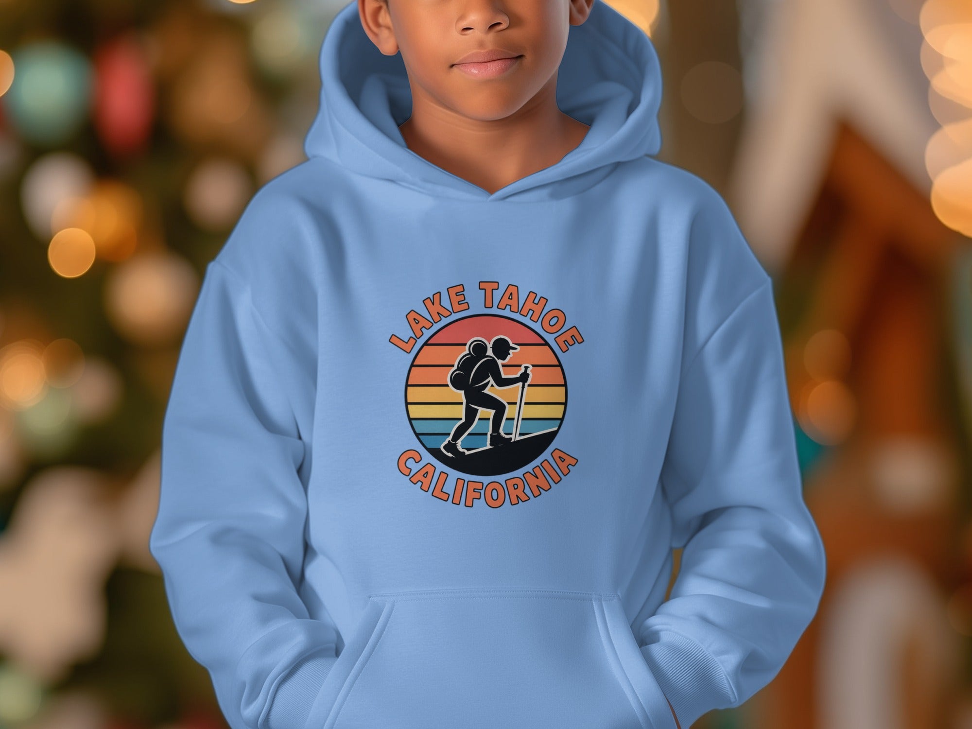 Lake Tahoe California Hiking Hoodie product
