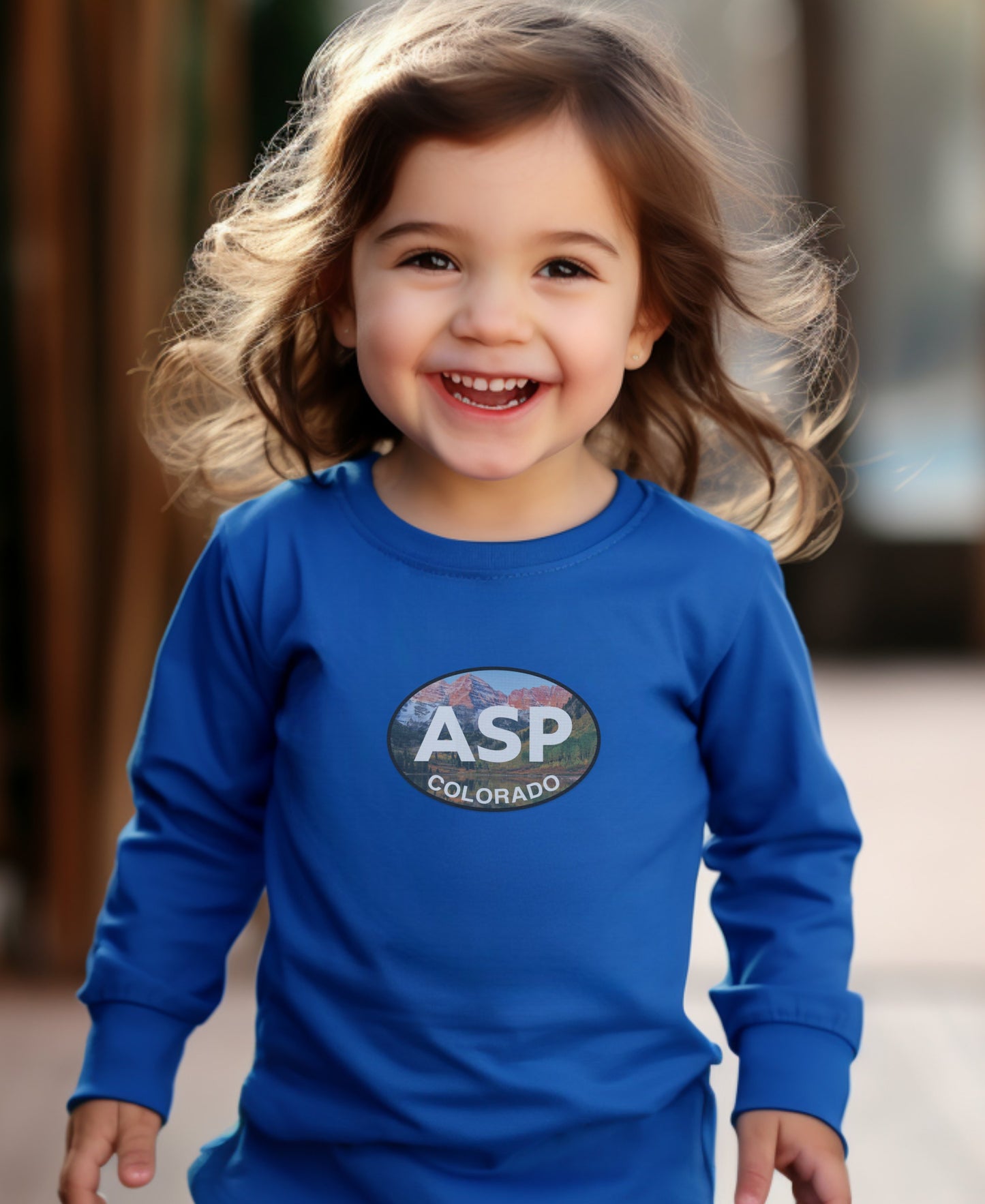 ASP Colorado Logo Blue Long Sleeve Shirt product type