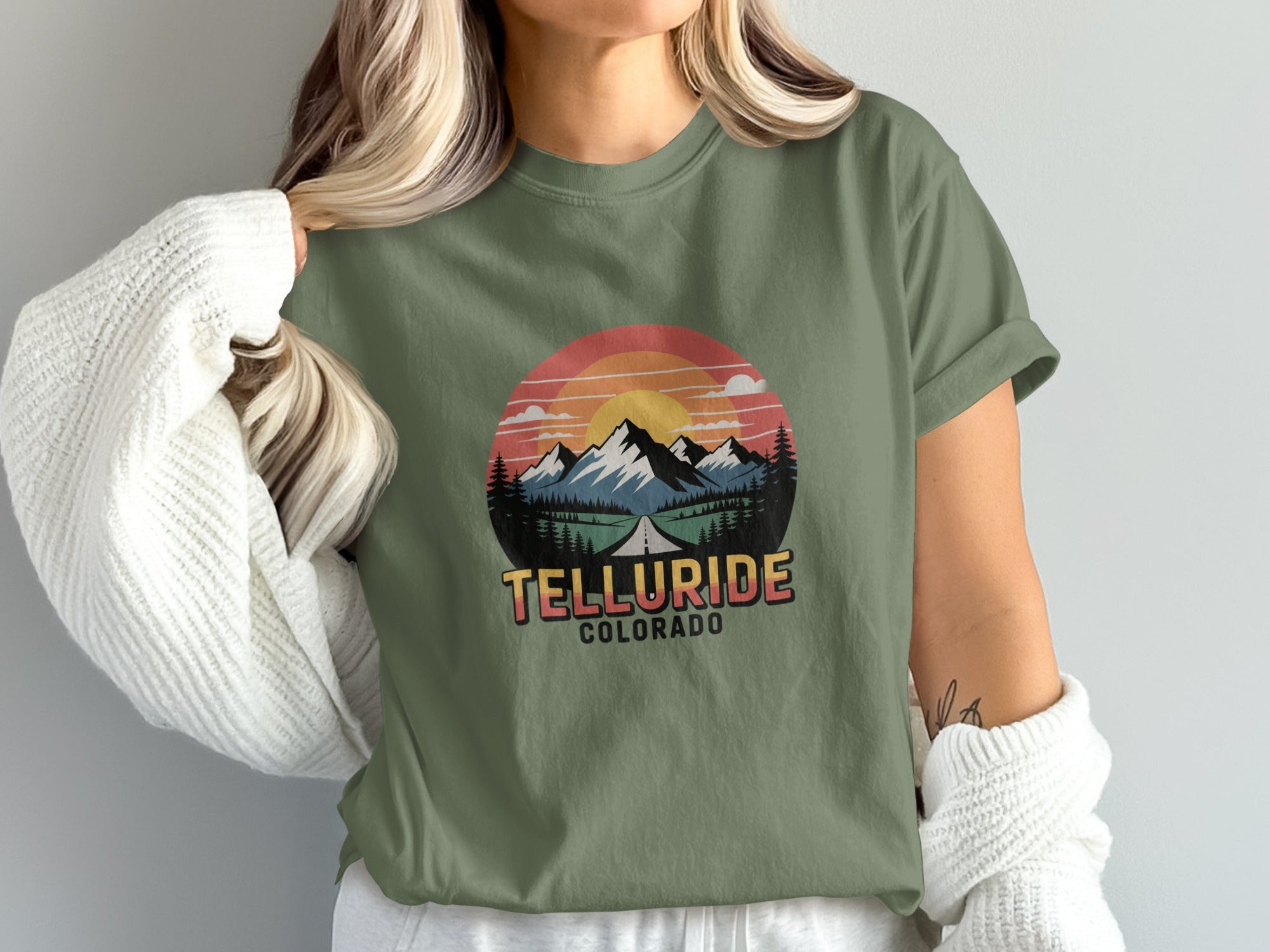 Telluride Colorado Scenic Design T-shirt product