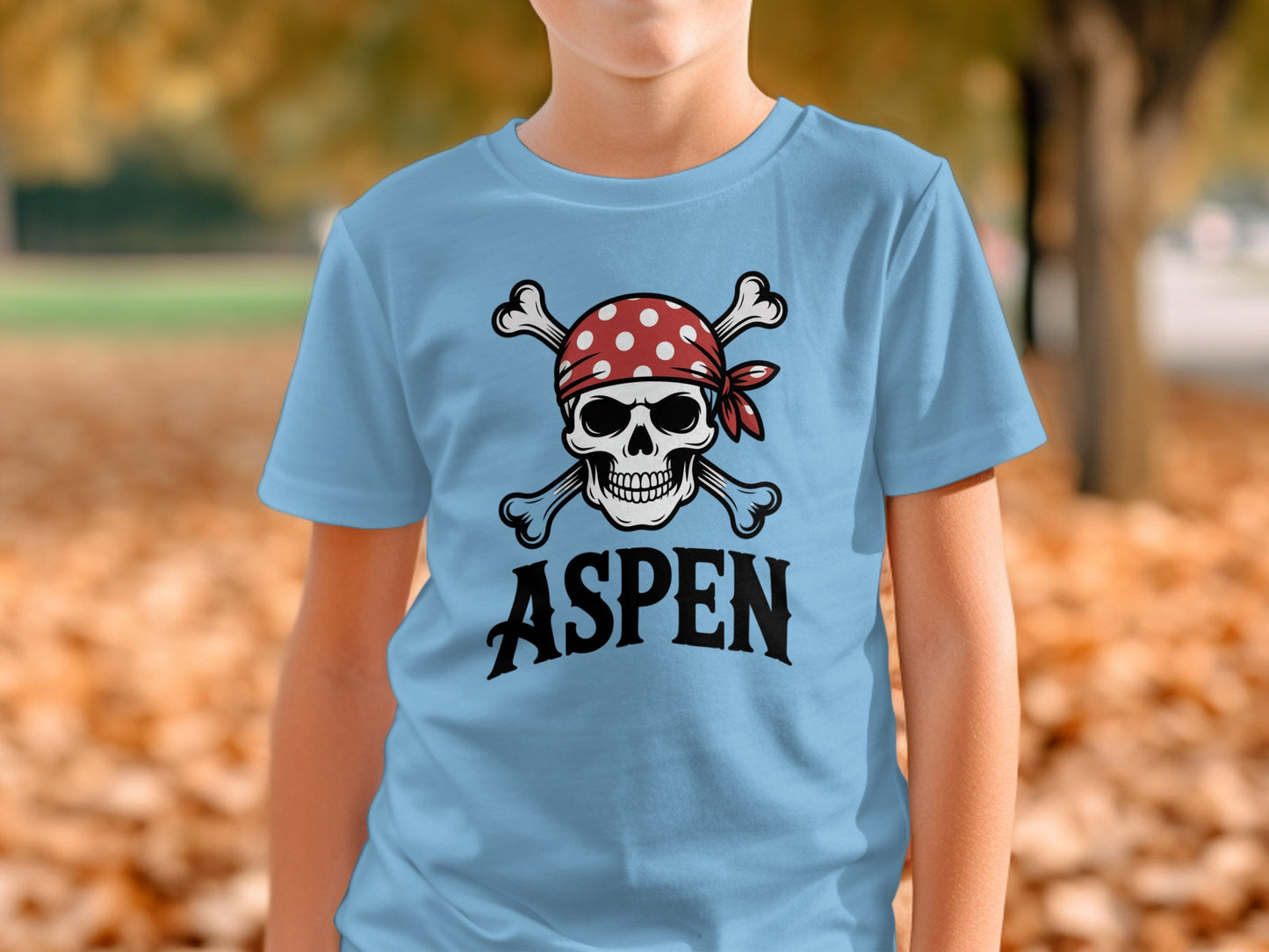 Aspen Skull and Crossbones Graphic T-shirt product