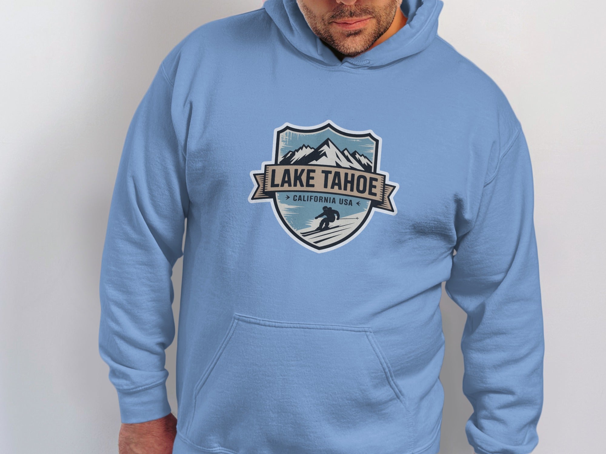 Lake Tahoe California USA Graphic Hoodie Design