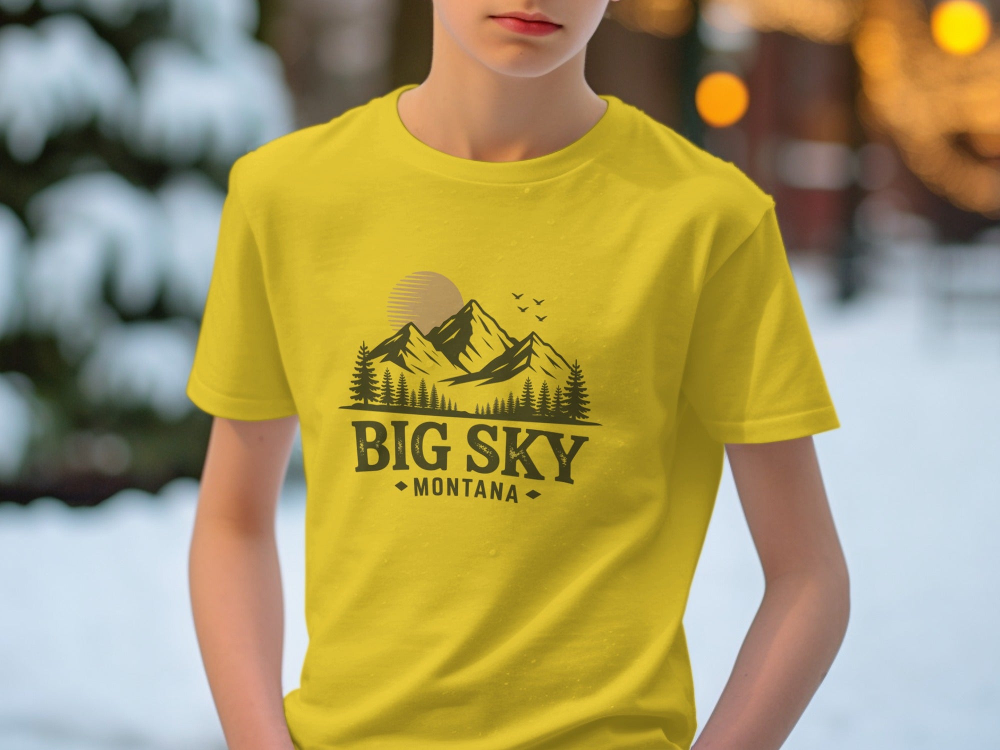 Scenic Big Sky Montana Graphic T-Shirt product