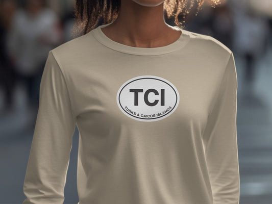 Turks and Caicos Conch Festival, Maskanoo Parade, Grace Bay Beach, Chalk Sound National Park, Womens Long Sleeve T-Shirt