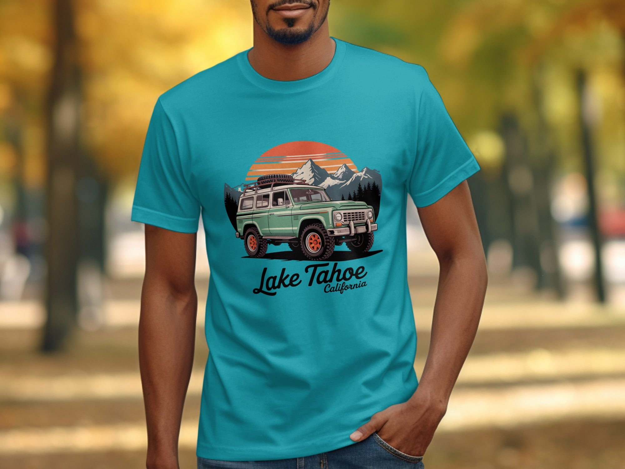 Lake Tahoe California Scenic Graphic T-Shirt product type