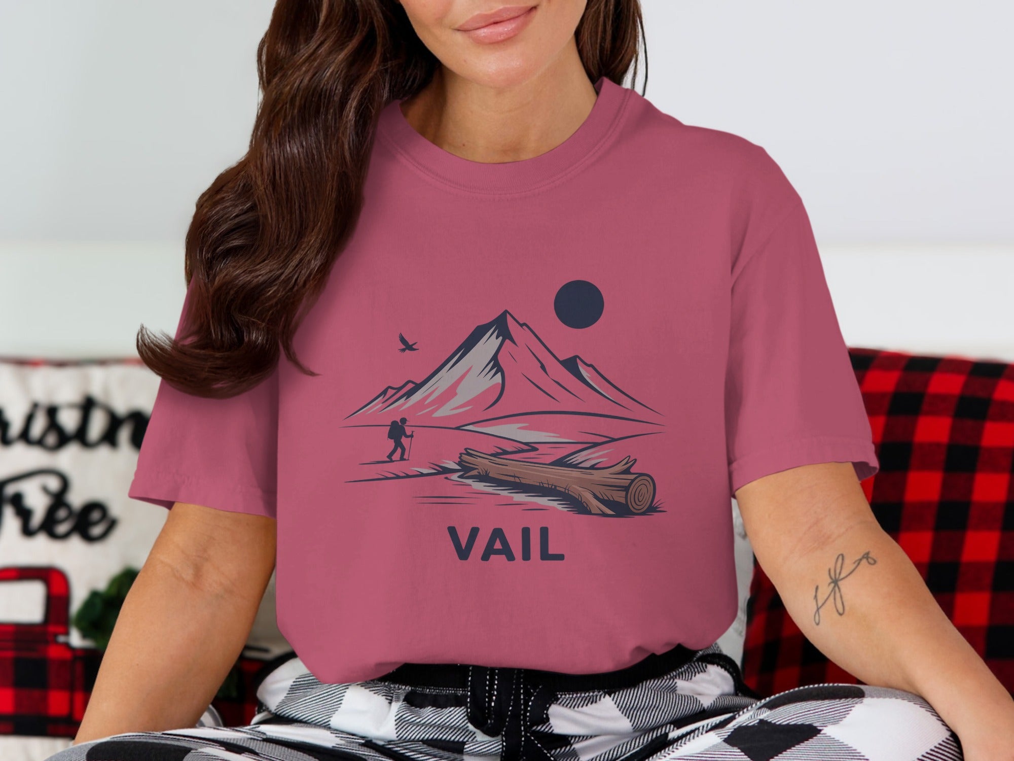 Mountain Landscape and Vail Graphic T-Shirt product