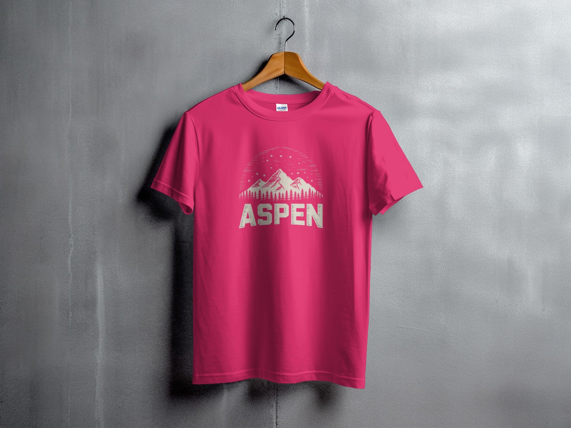 Aspen Mountain Print Graphic T-shirt