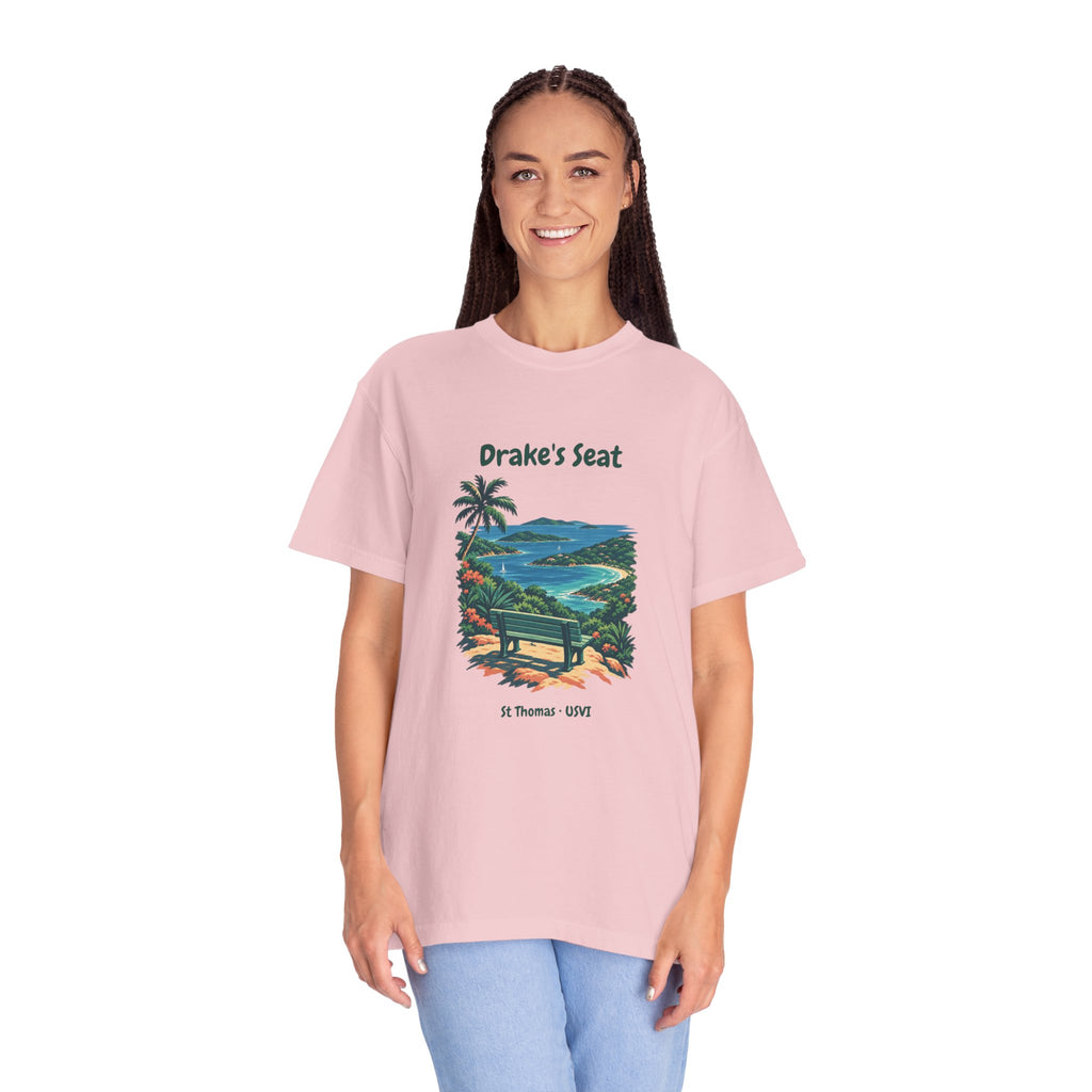 Drake's Seat St. Thomas USVI Comfort Colors 1717 T-Shirt