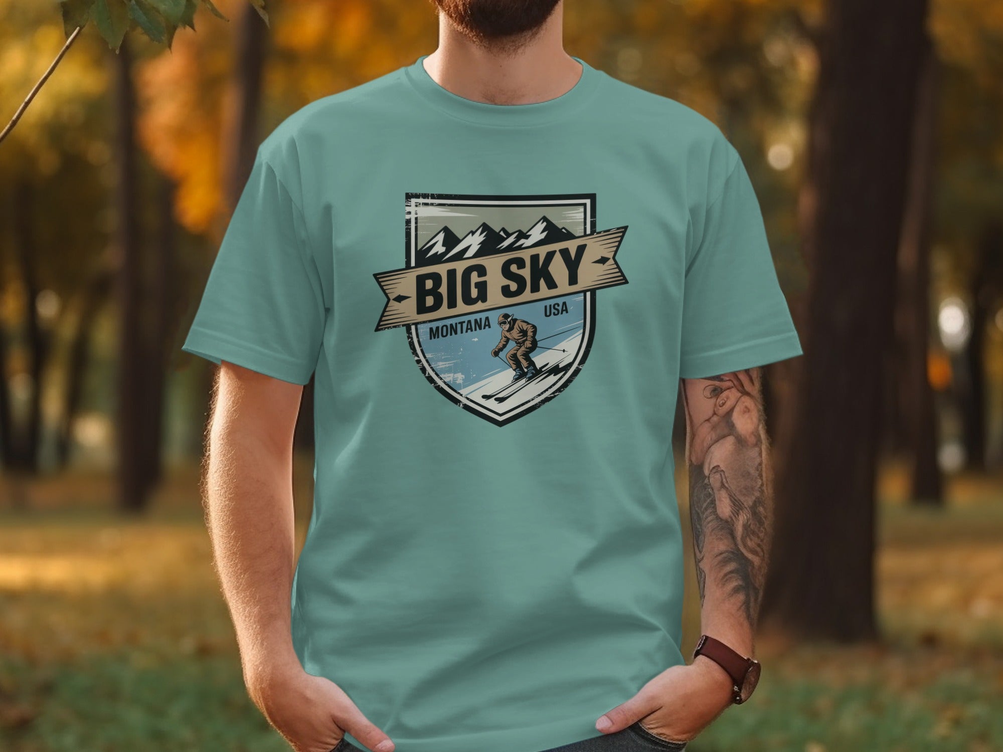 Big Sky Montana USA Adventure Graphic Tee product
