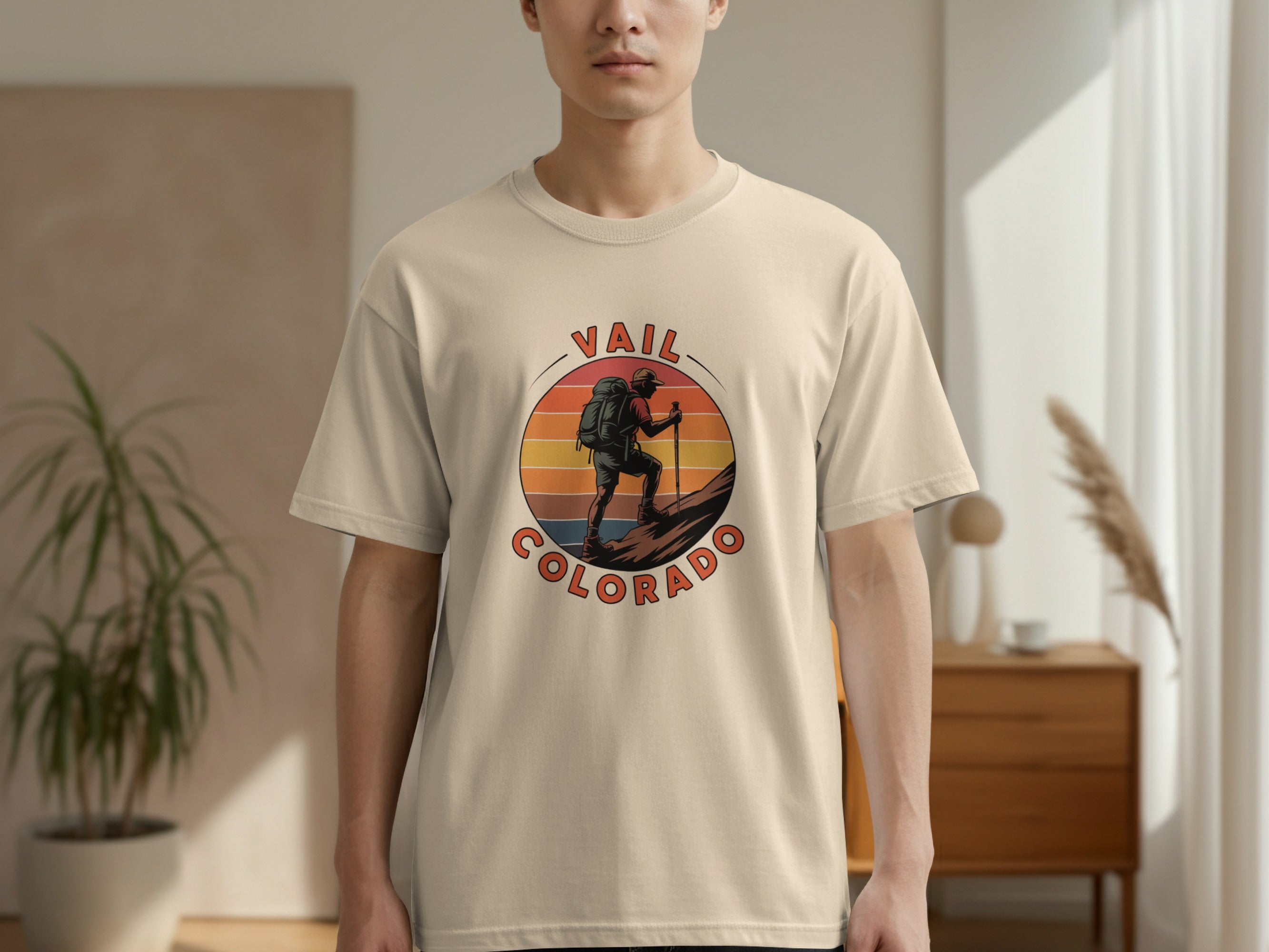 Vail Colorado Hiking Graphic Tee Comfortable T-shirt product type