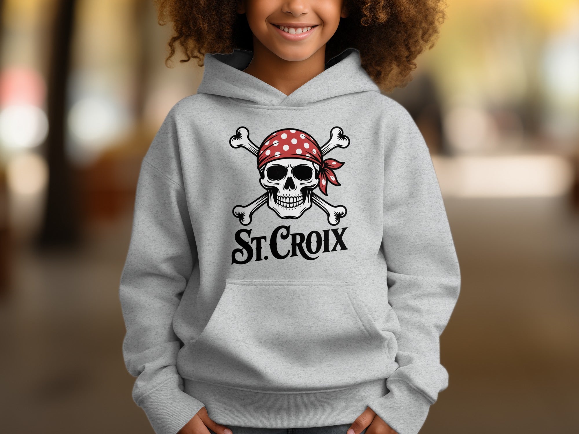 St Croix Pirate Skull Kids Hoodie Cool and Unique Hoodie product