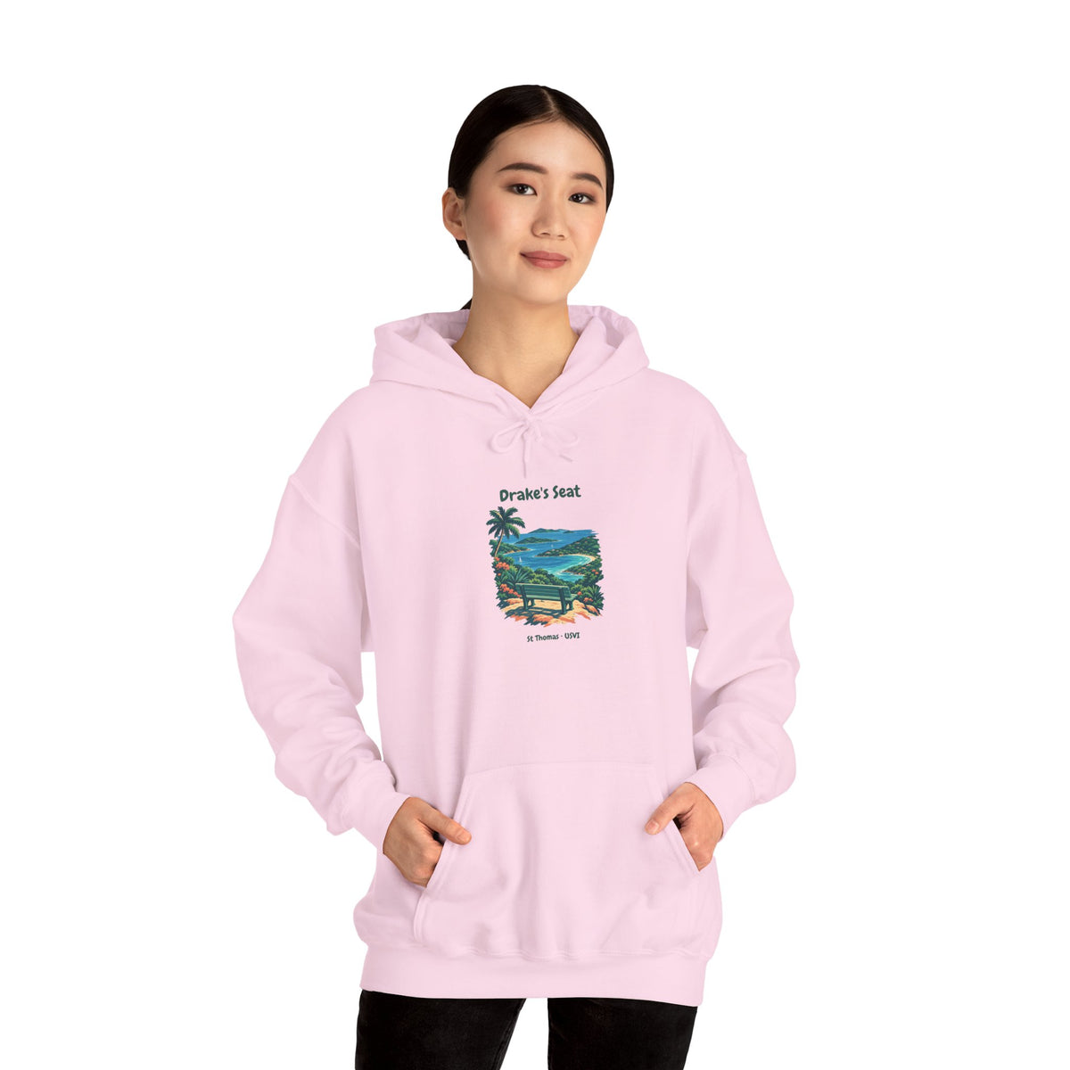 Drake's Seat St. Thomas USVI Gildan 18500 Hoodie
