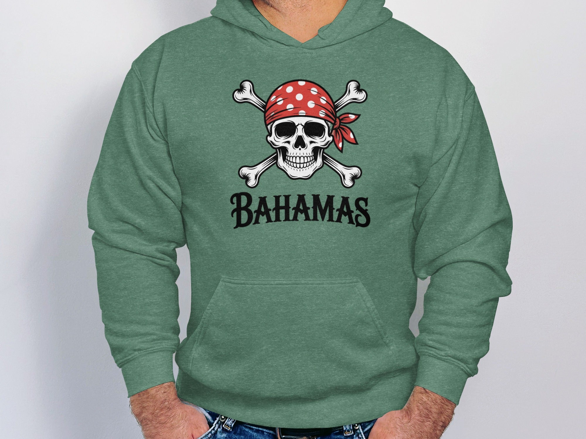 Bahamas Pirate Skull Graphic Hoodie Product