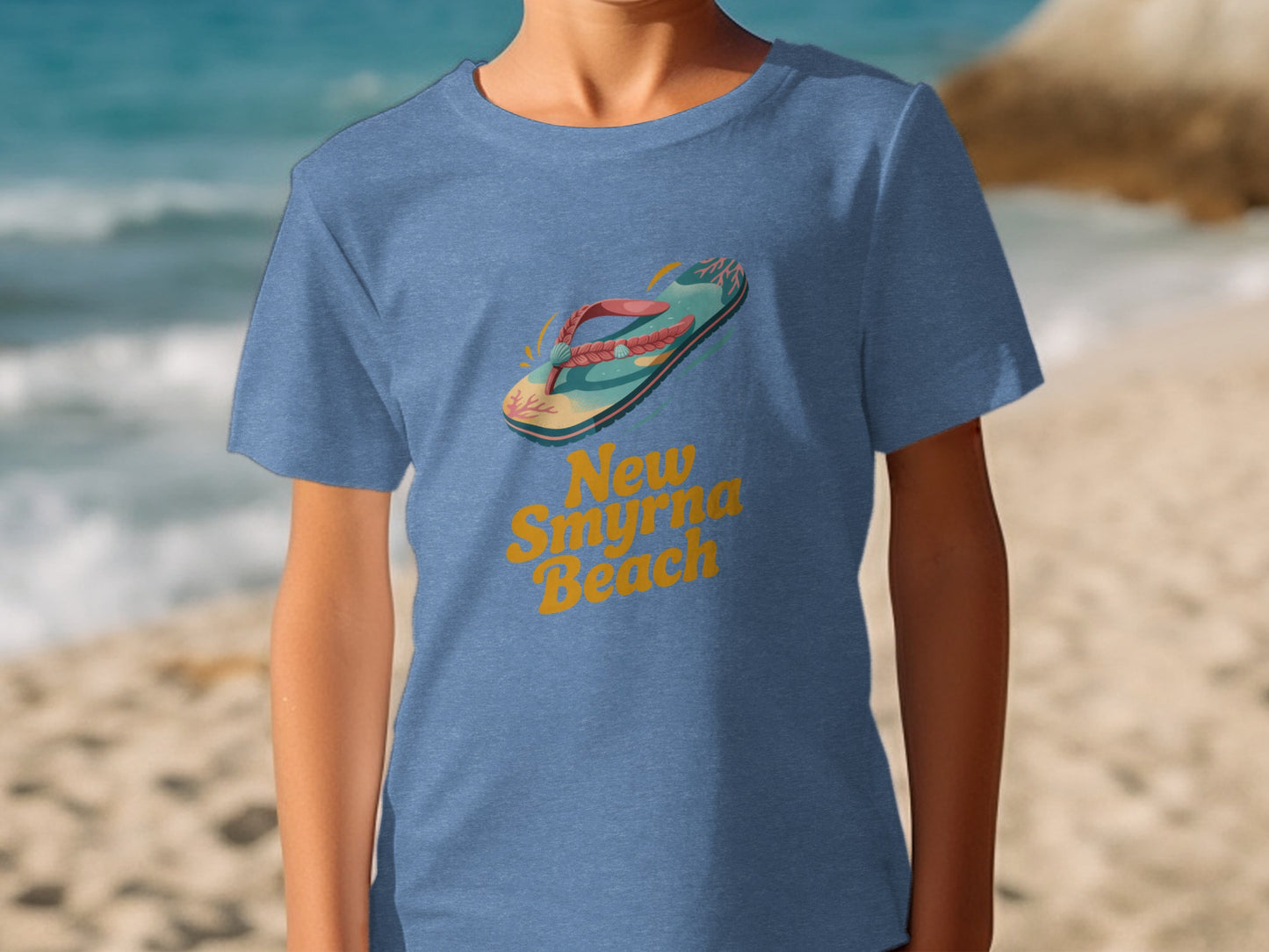 New Smyrna Beach Flip Flop Graphic T-shirt product type