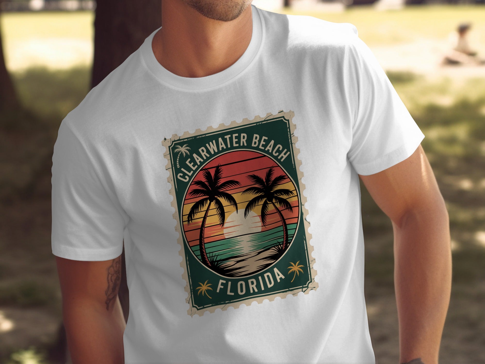 Clearwater Beach Florida Sunset Graphic Shirt product