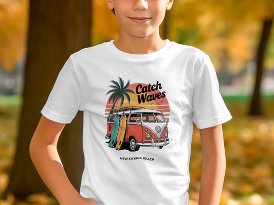 Catch Waves New Smyrna Beach T-shirt product type