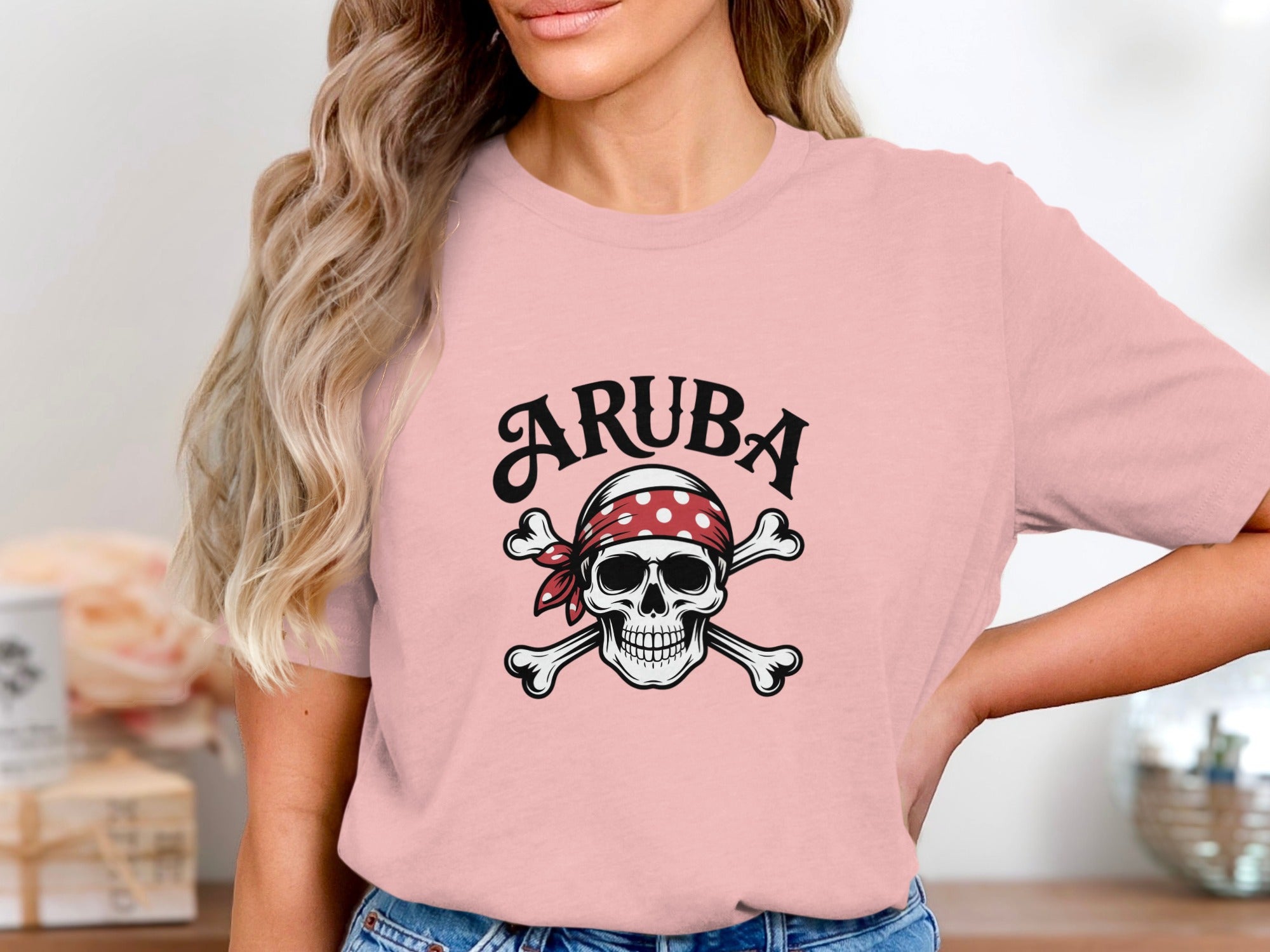 Aruba Pirate Skull Graphic Tee product type