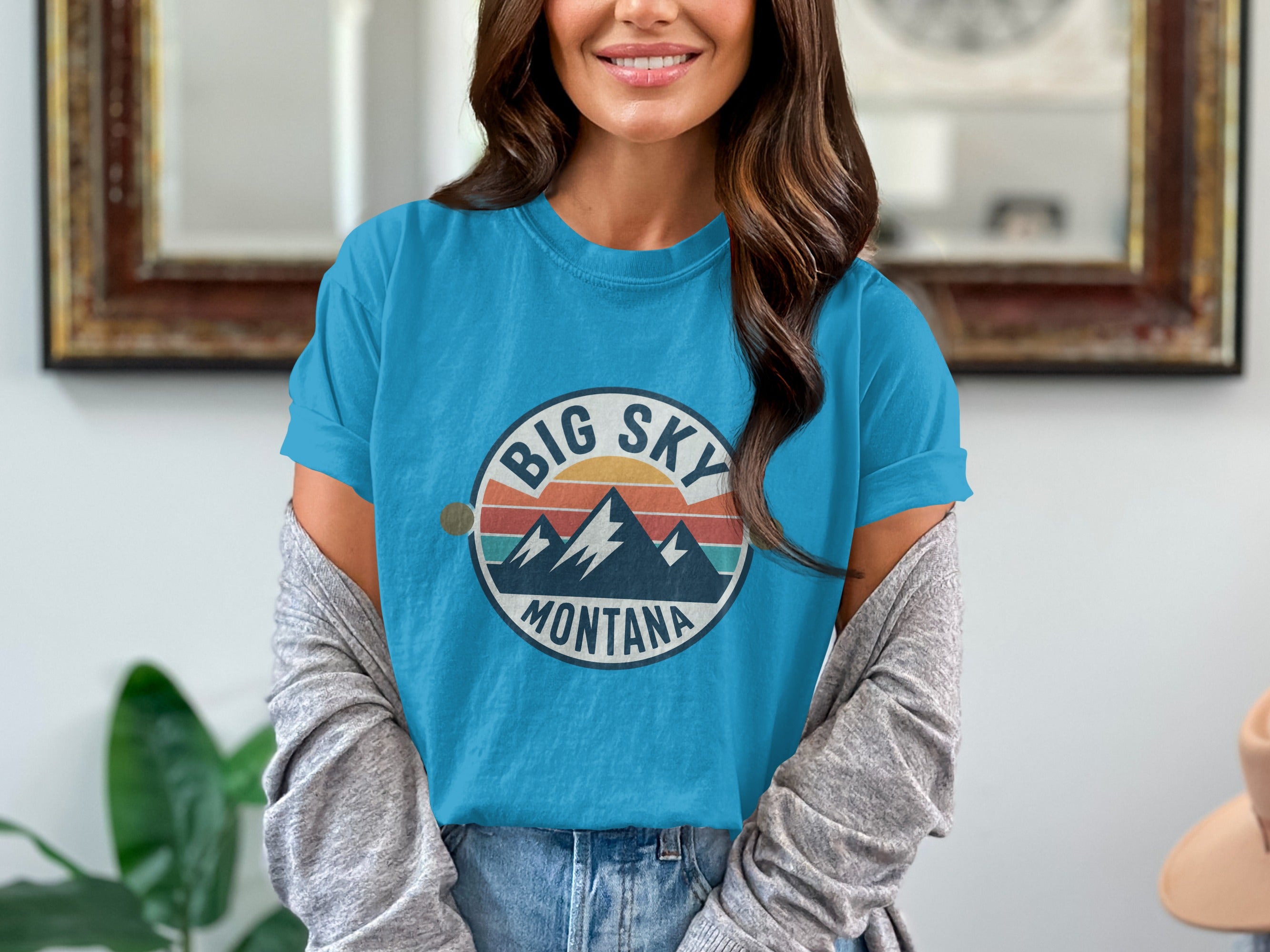 Big Sky Montana Mountains Graphic T-Shirt product type