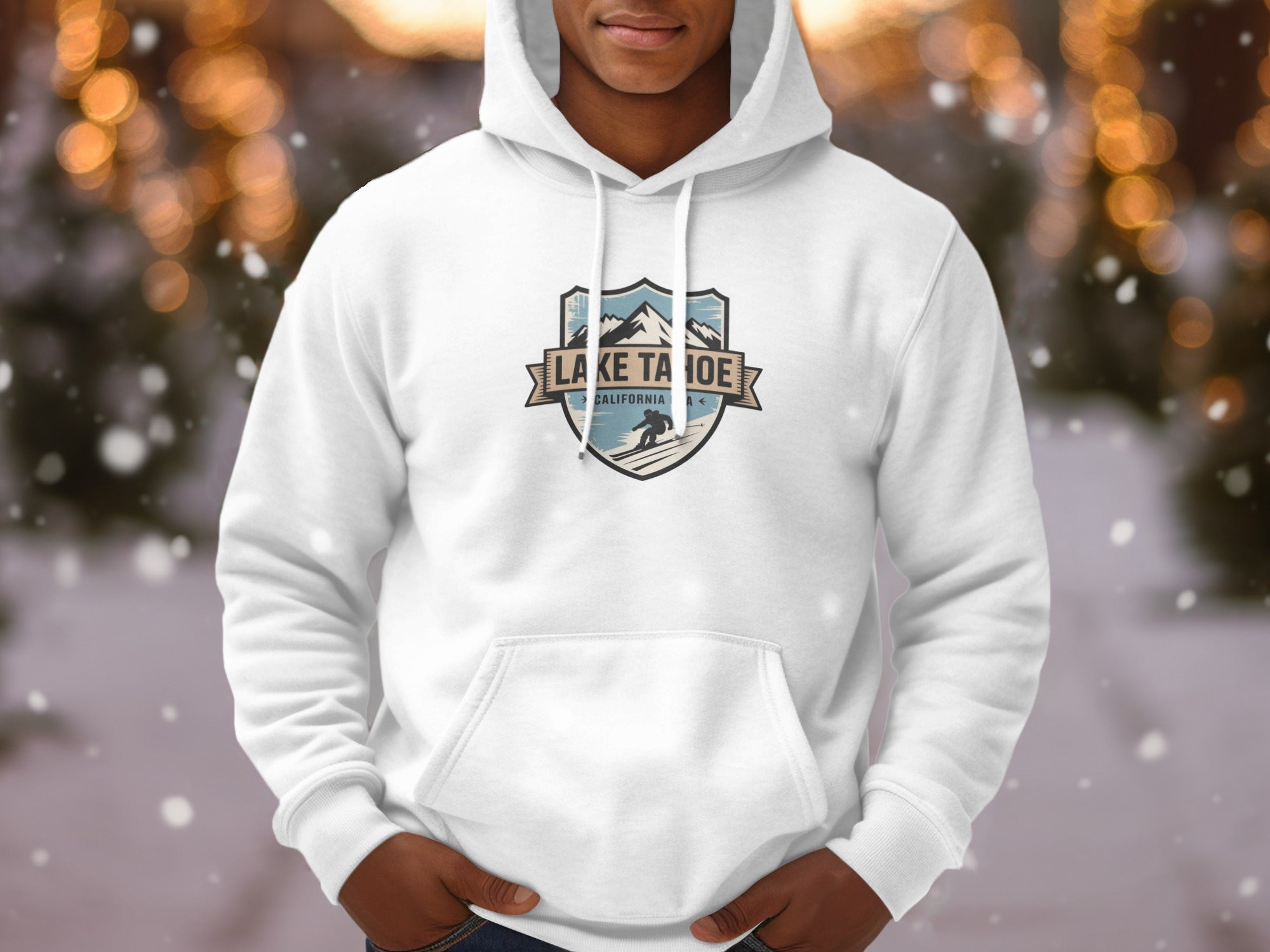 Lake Tahoe California Hoodie Winter Apparel Fashion