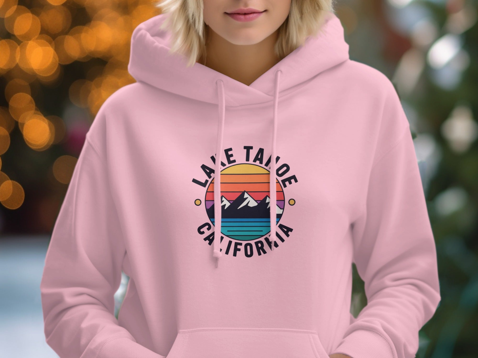Lake Tahoe California Graphic Hoodie Product