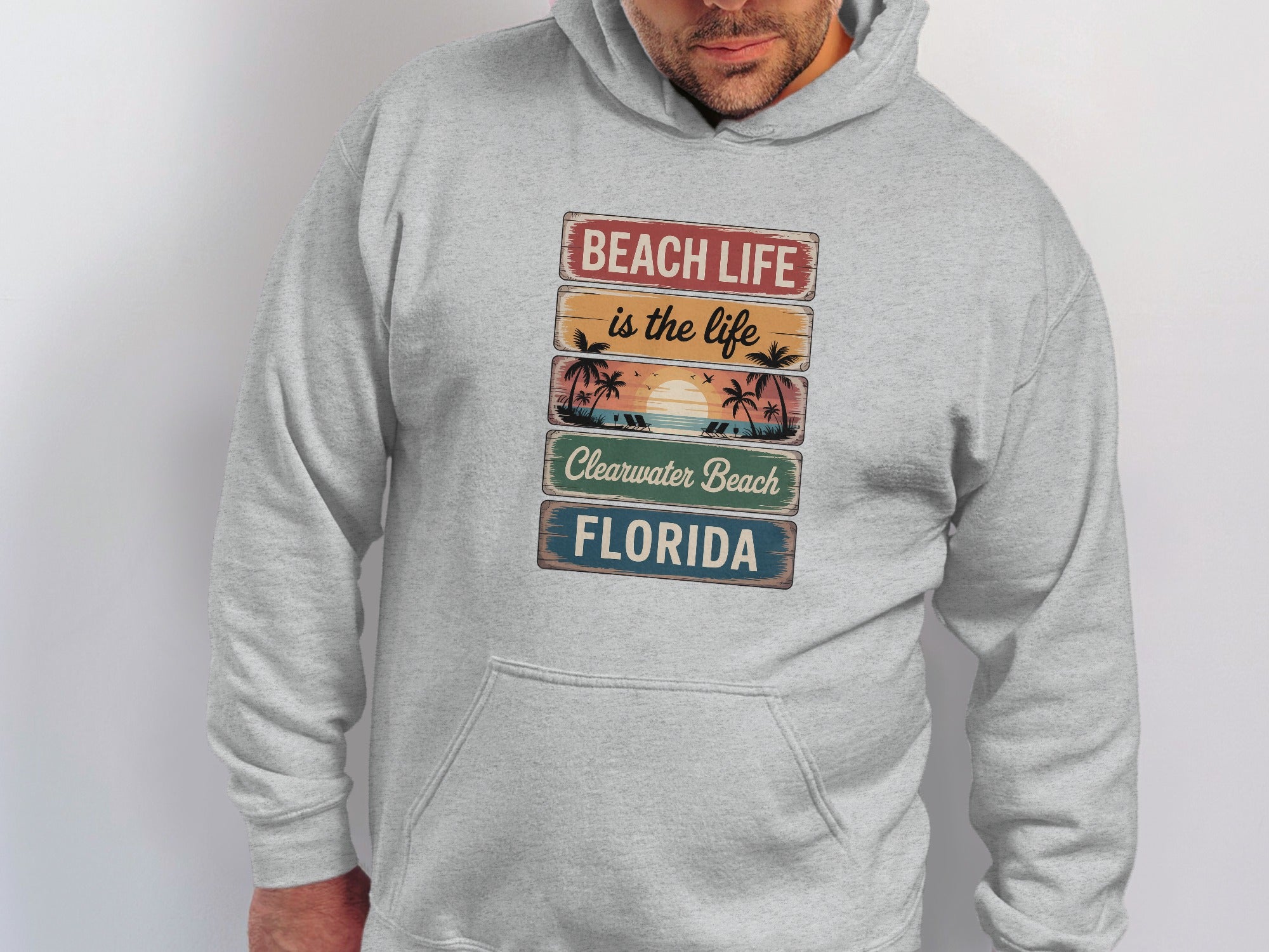 Beach Life Clearwater Beach Florida Hoodie product