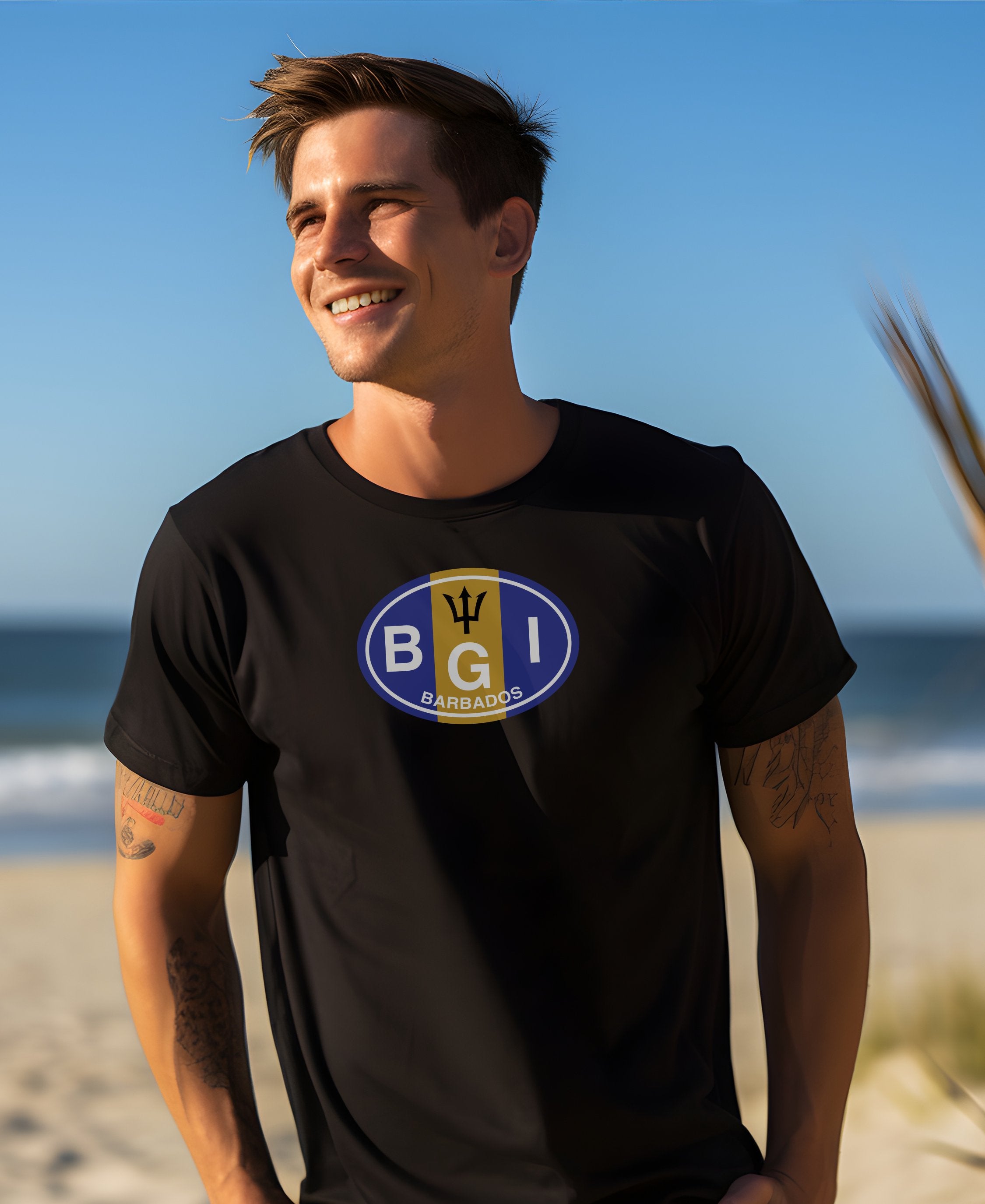 Barbados Mens T-Shirt – Bold Look for the Barbados Reggae Festival