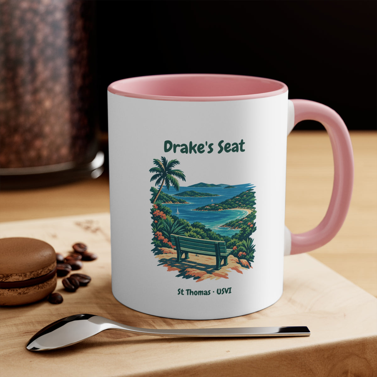 Drake's Seat St. Thomas USVI Accent Coffee Mug