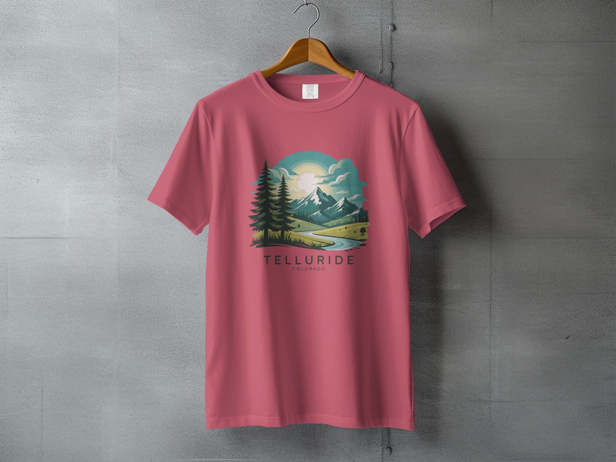Scenic Telluride Colorado Outdoor Adventure Shirt