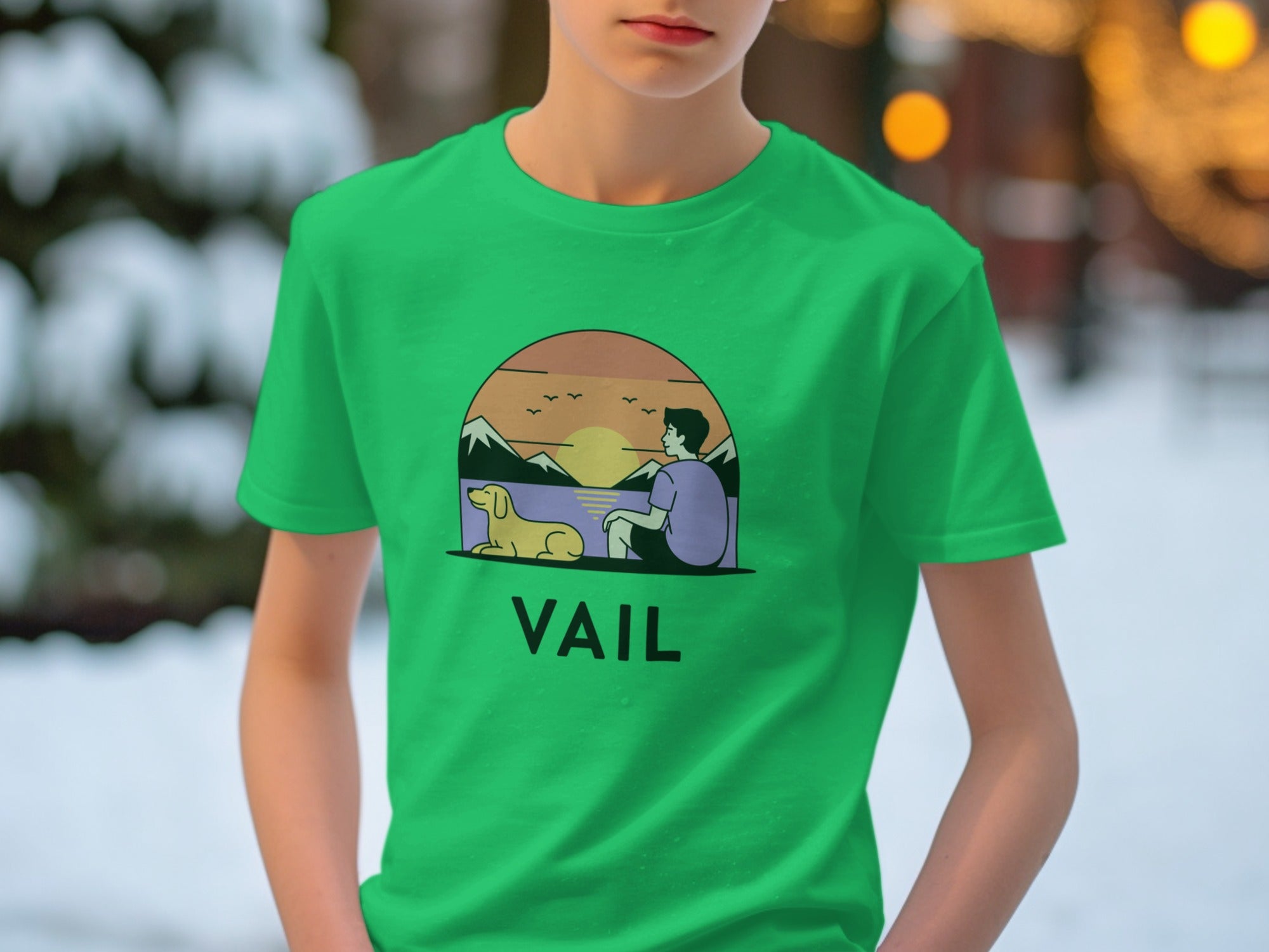 Vail Sun and Mountains Graphic Tee product