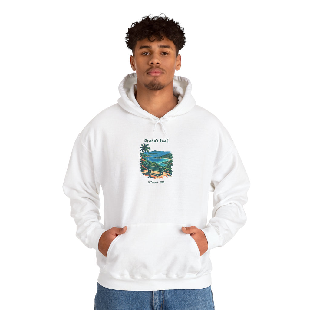 Drake's Seat St. Thomas USVI Gildan 18500 Hoodie