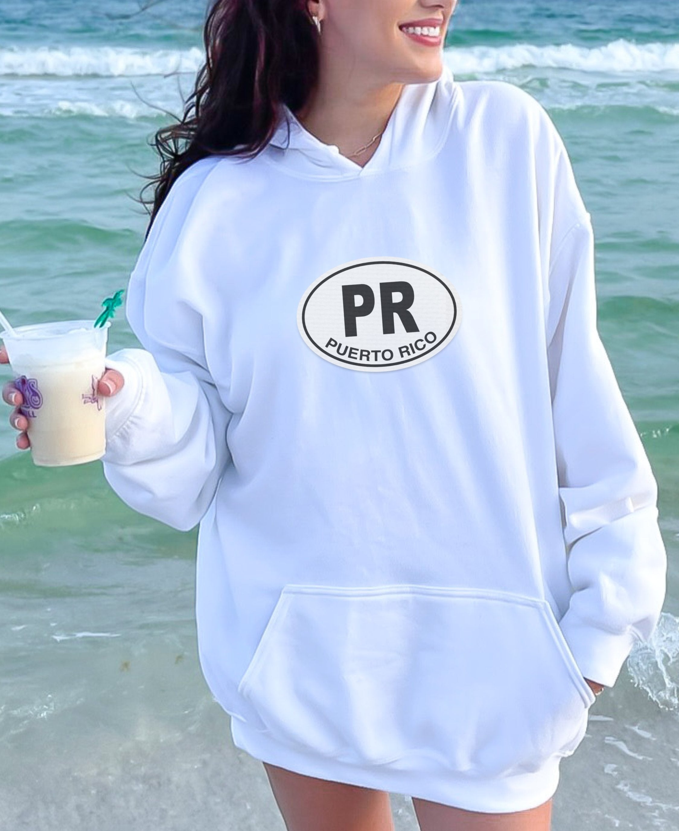 Puerto Rico Beats & Sunset Views Womens Hoodie