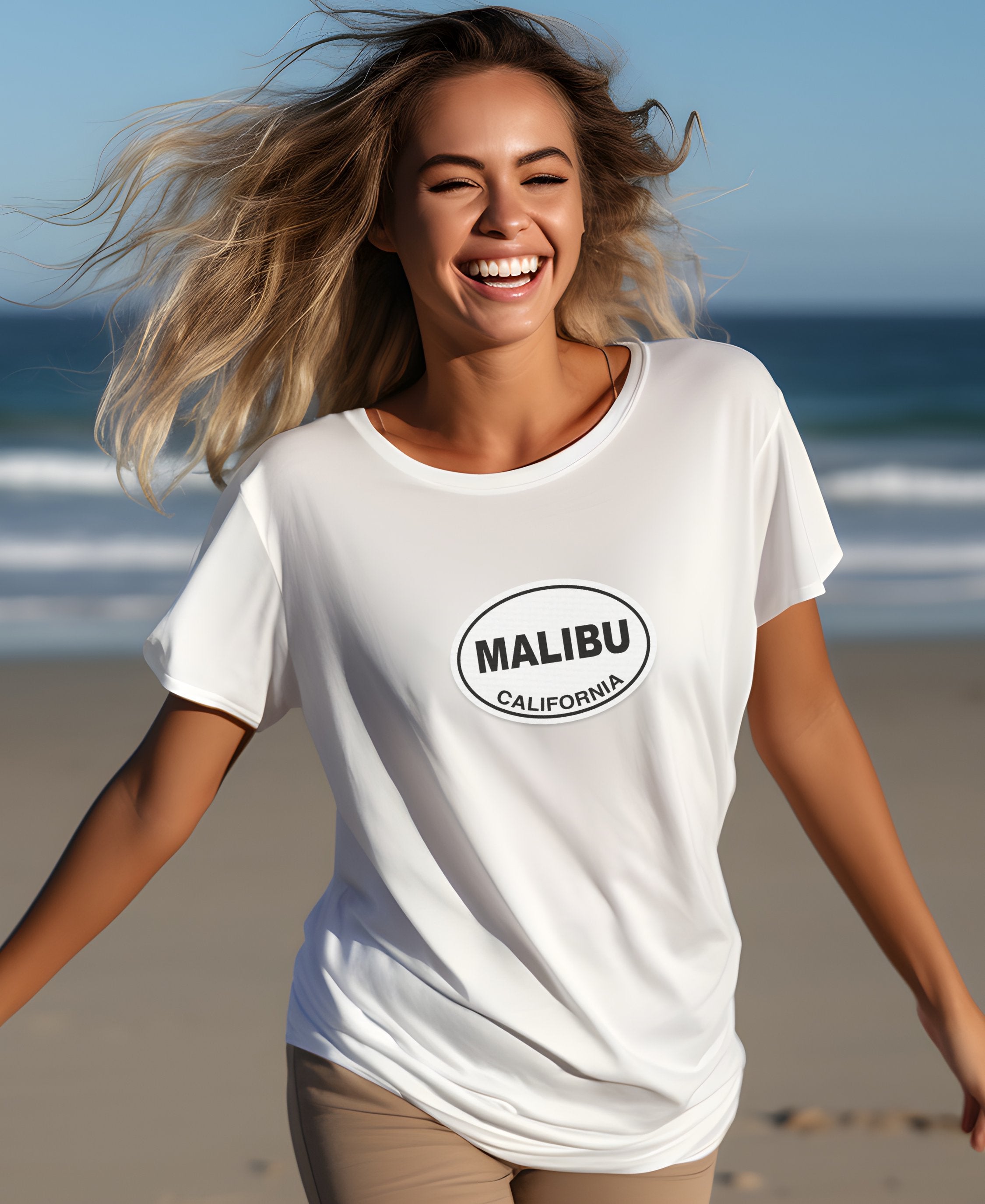 Malibu PCH, Zuma Beach, Chili Cook-Off womens t-shirt