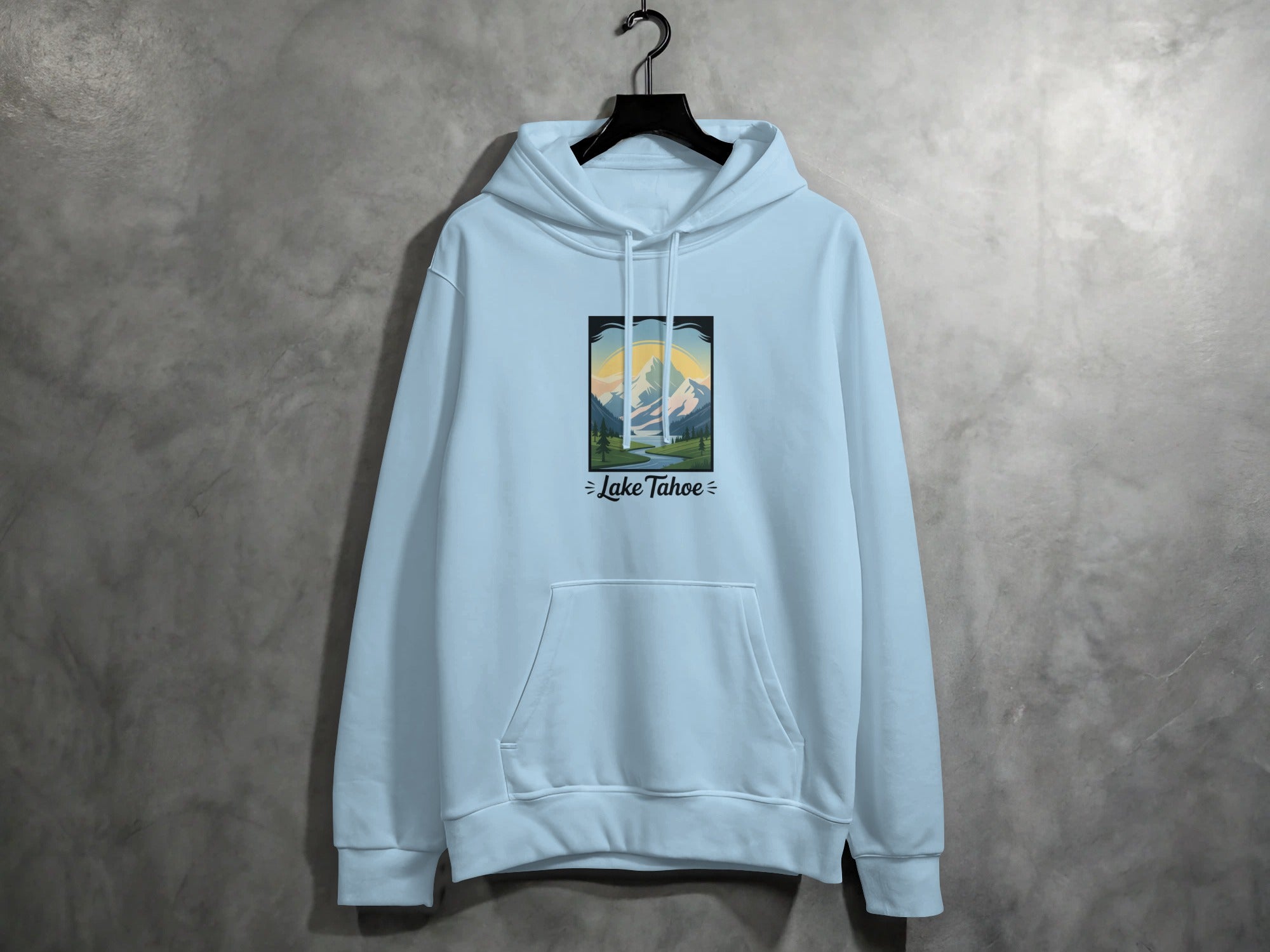 Lake Tahoe Graphic Design Hoodie Pullover Tops