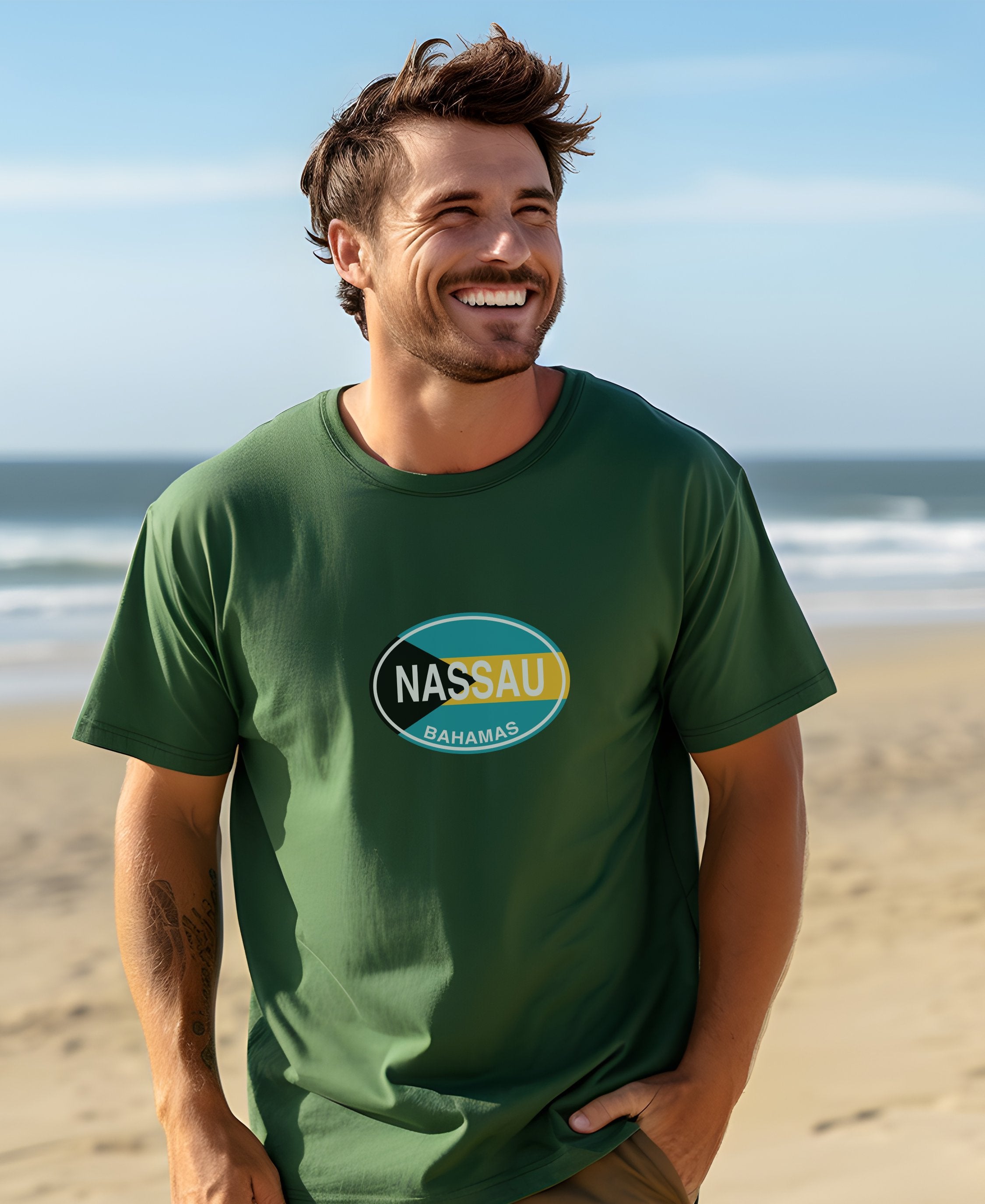 Nassau Mens T-Shirt – Laid-Back Look for Bahamas Junkanoo Festival