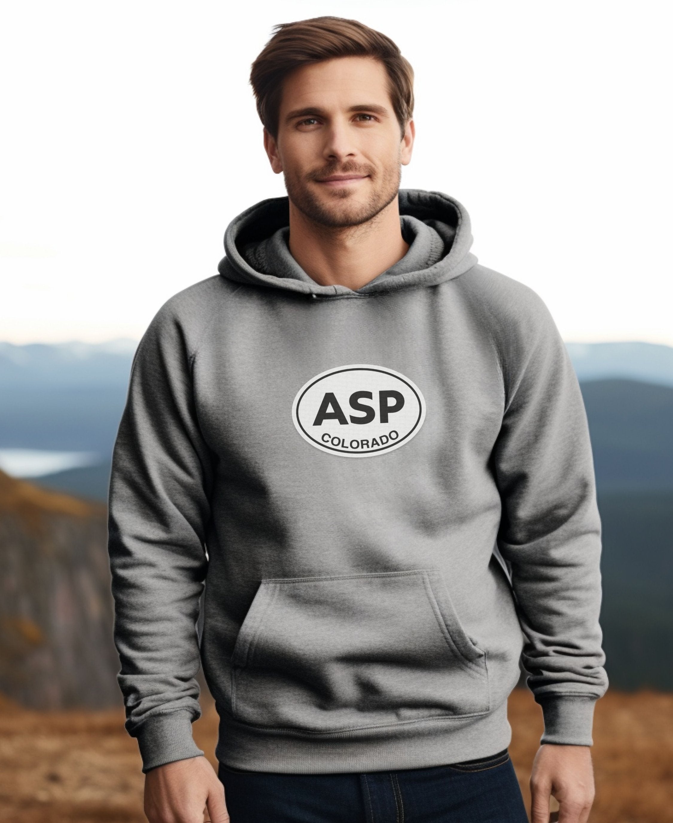 Aspen mens Hoodie: Aspen Snowmass, Winter X Games, Maroon Bells