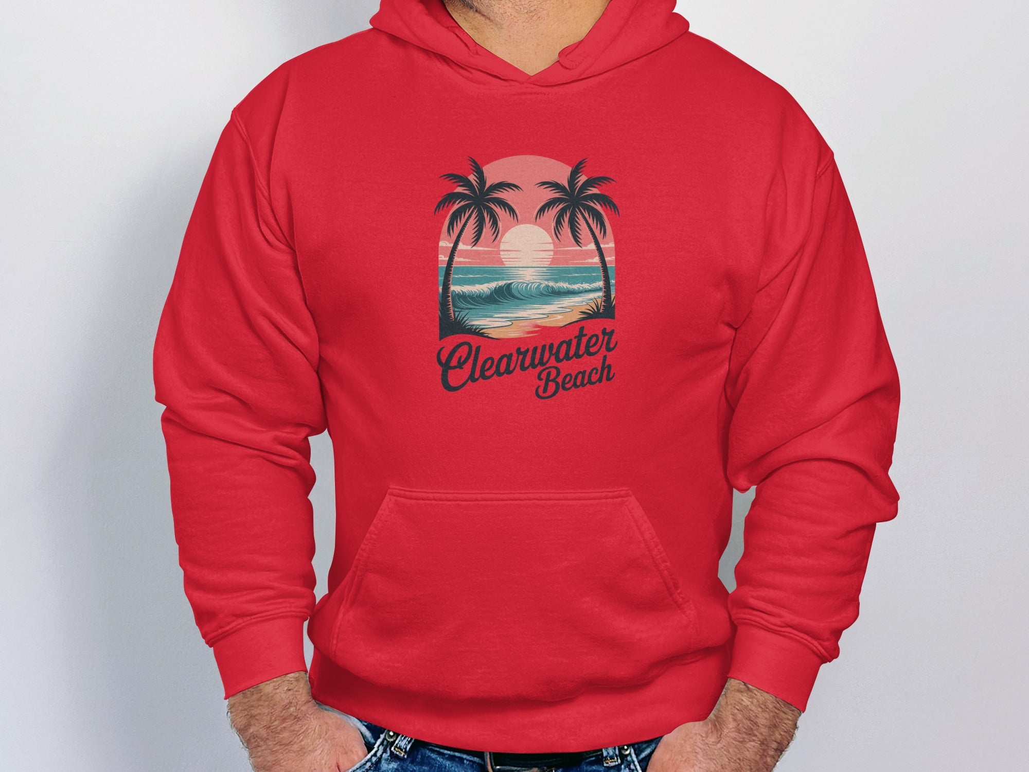 Clearwater Beach Sunset Graphic Hoodie product type