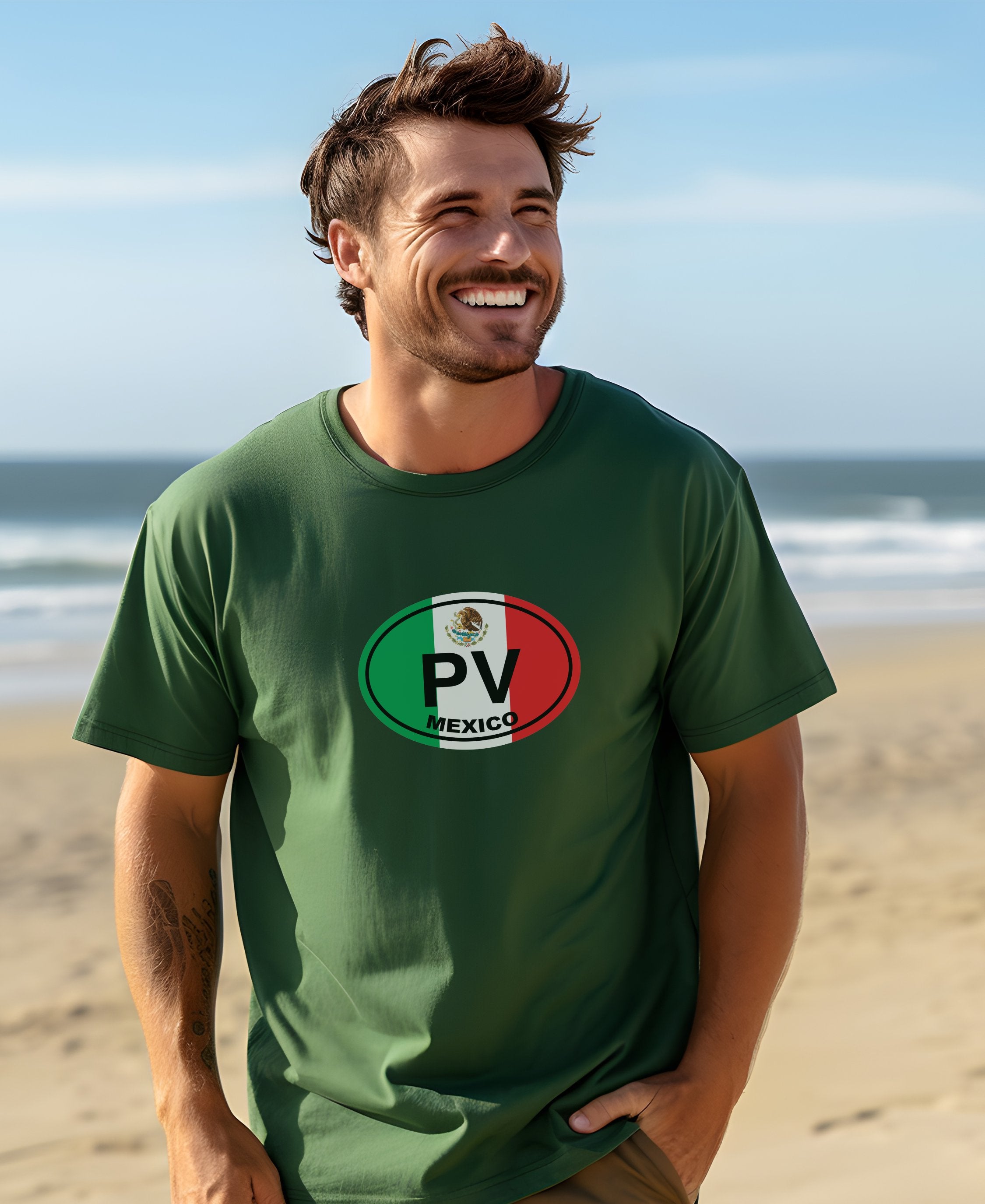 Puerto Vallarta Mens T-Shirt – Rugged Style for International Marlin Tournament