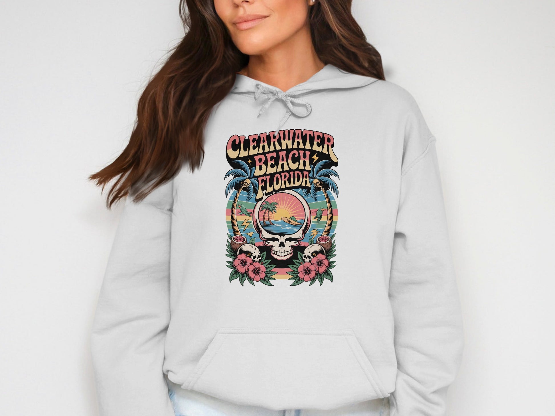Clearwater Beach Florida Graphic Hoodie product type
