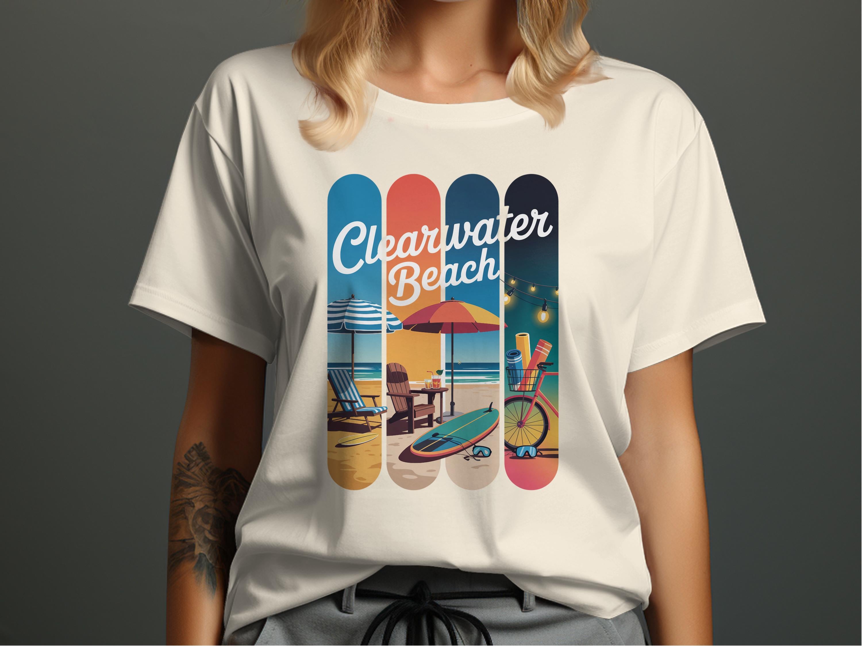 Clearwater Beach Scenic Design T-Shirt product type