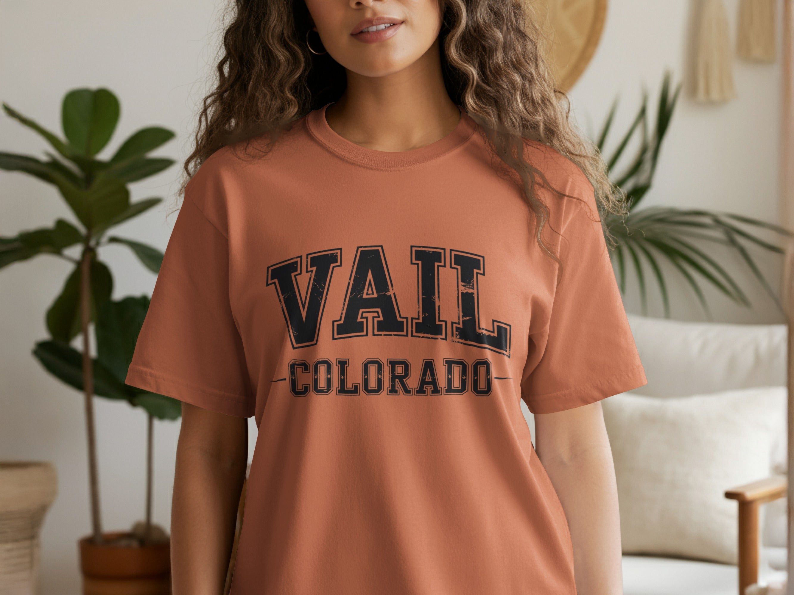 Vail Colorado Print Casual Relaxed Fit T-Shirt product