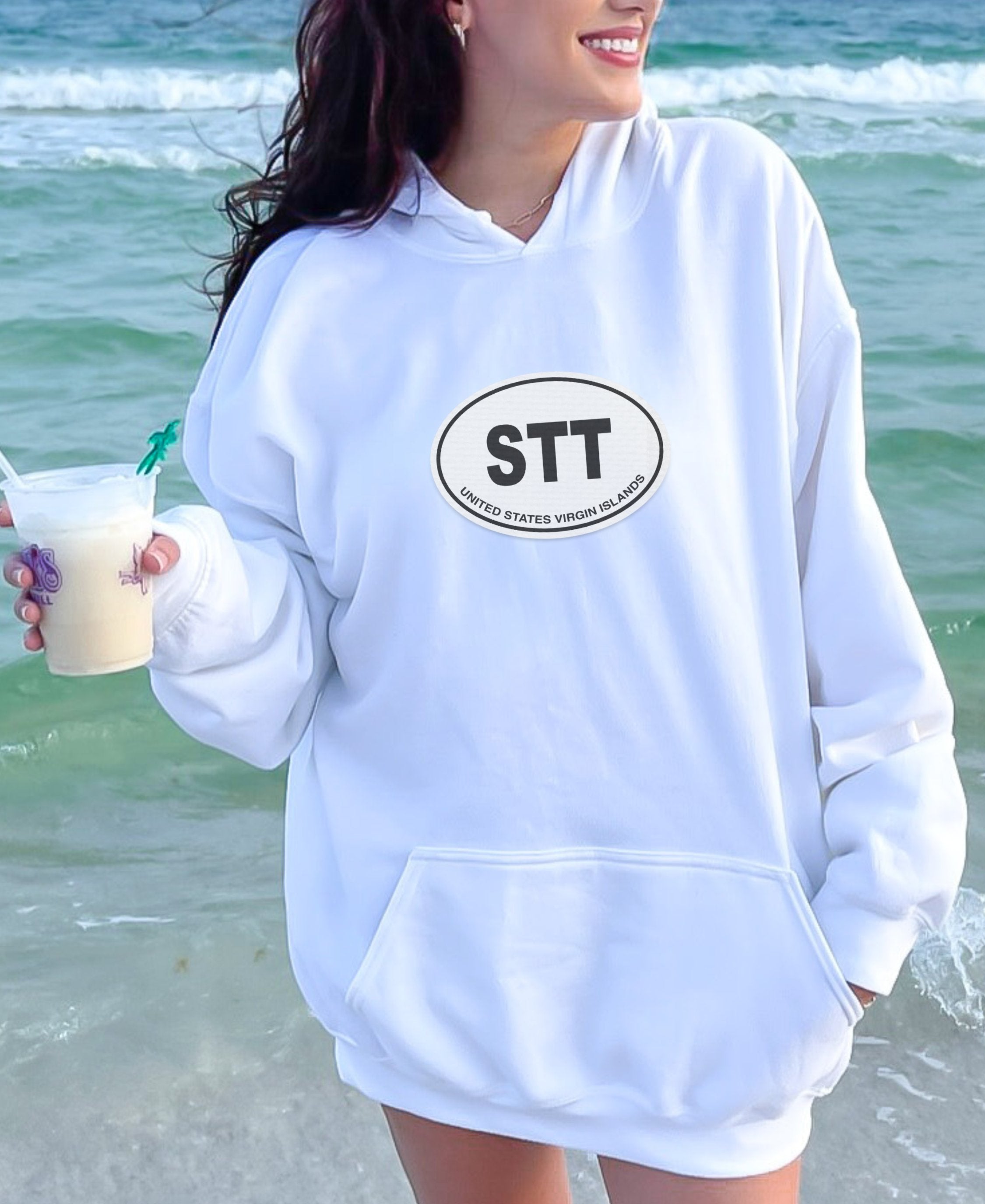 St Thomas Sunset Sails & Music Days Womens Hoodie