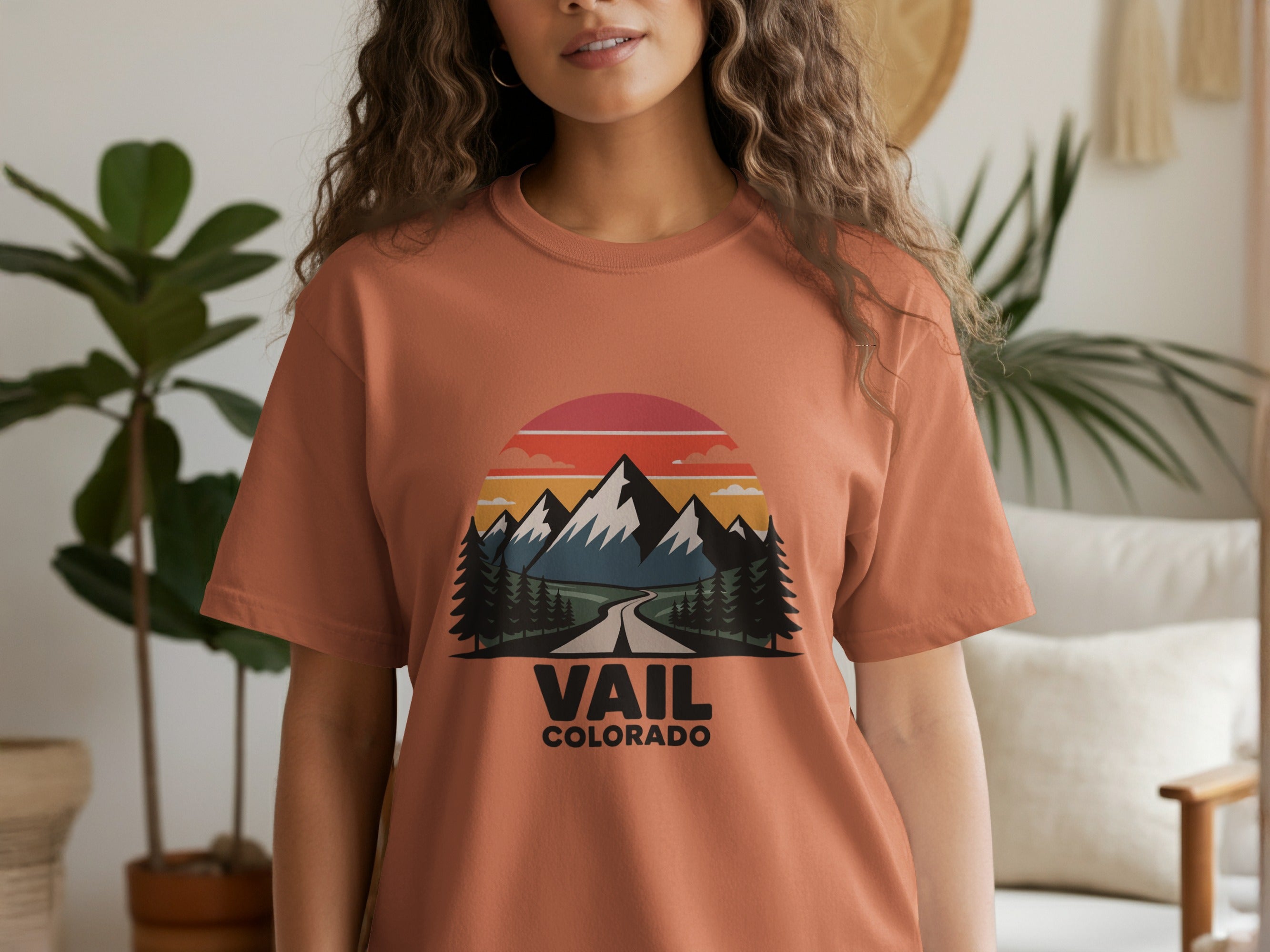 Vail Colorado Scenic Mountains Graphic T-Shirt product