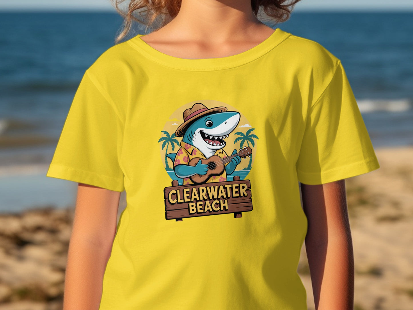 Clearwater Beach Animated Shark Themed Shirt product