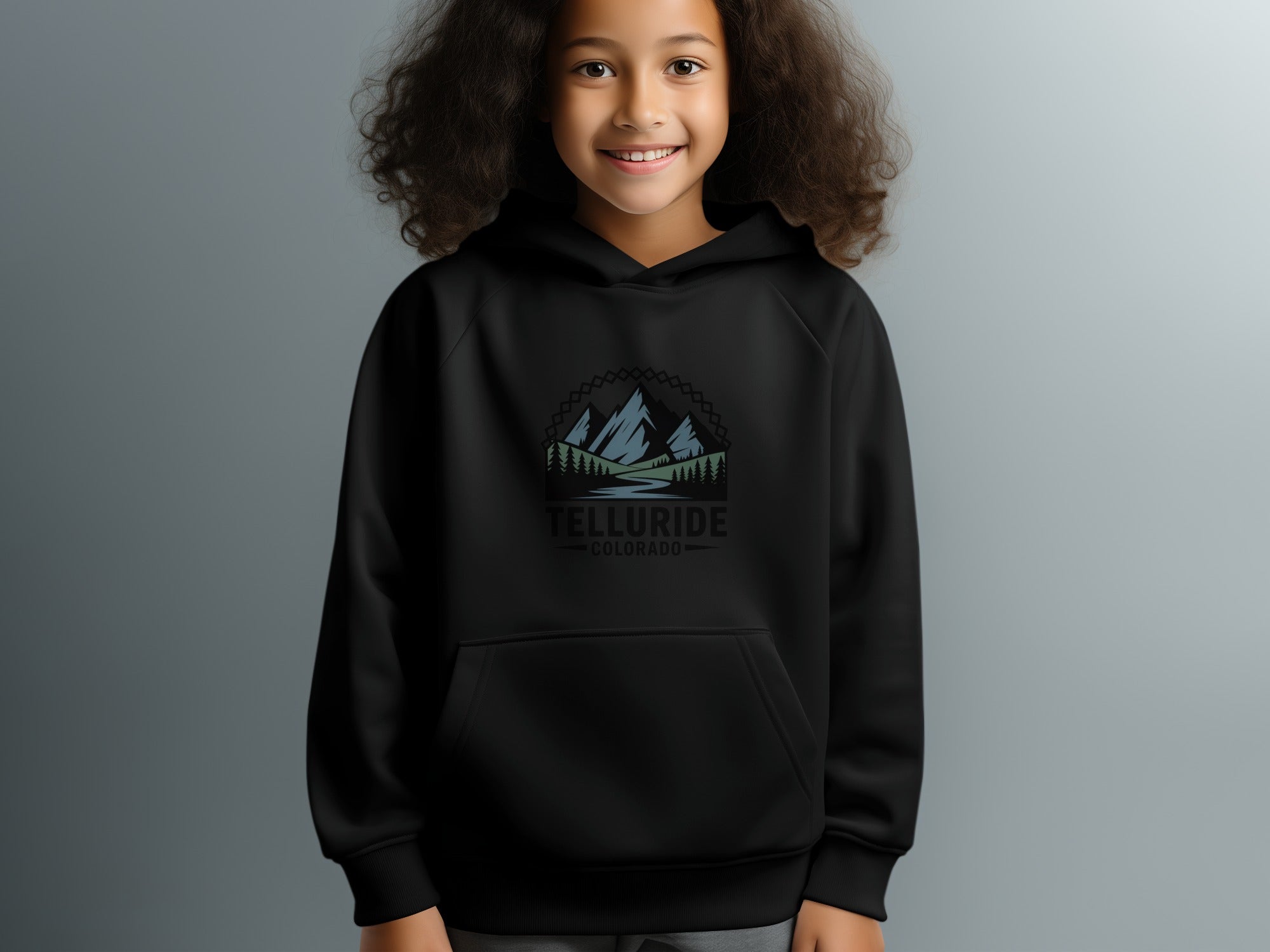 Telluride Colorado Hoodie for Kids High Quality Printing