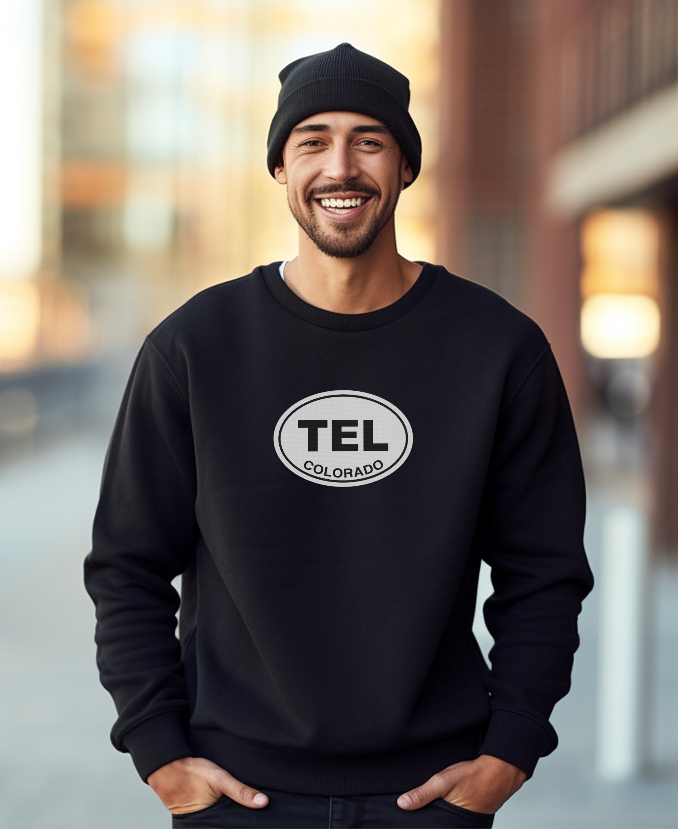 Telluride Backcountry Routes and Alpine Glow Mens Sweatshirt